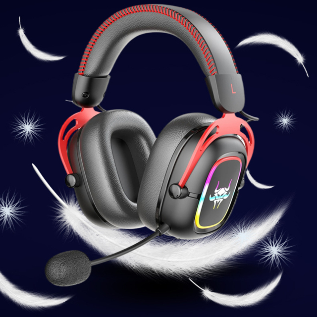 Best Wholesale Gaming Headset Tri-modal 2.4G Wireless Gaming Headphones for PS4 25MS Low Latency Headset with LED Light G7000