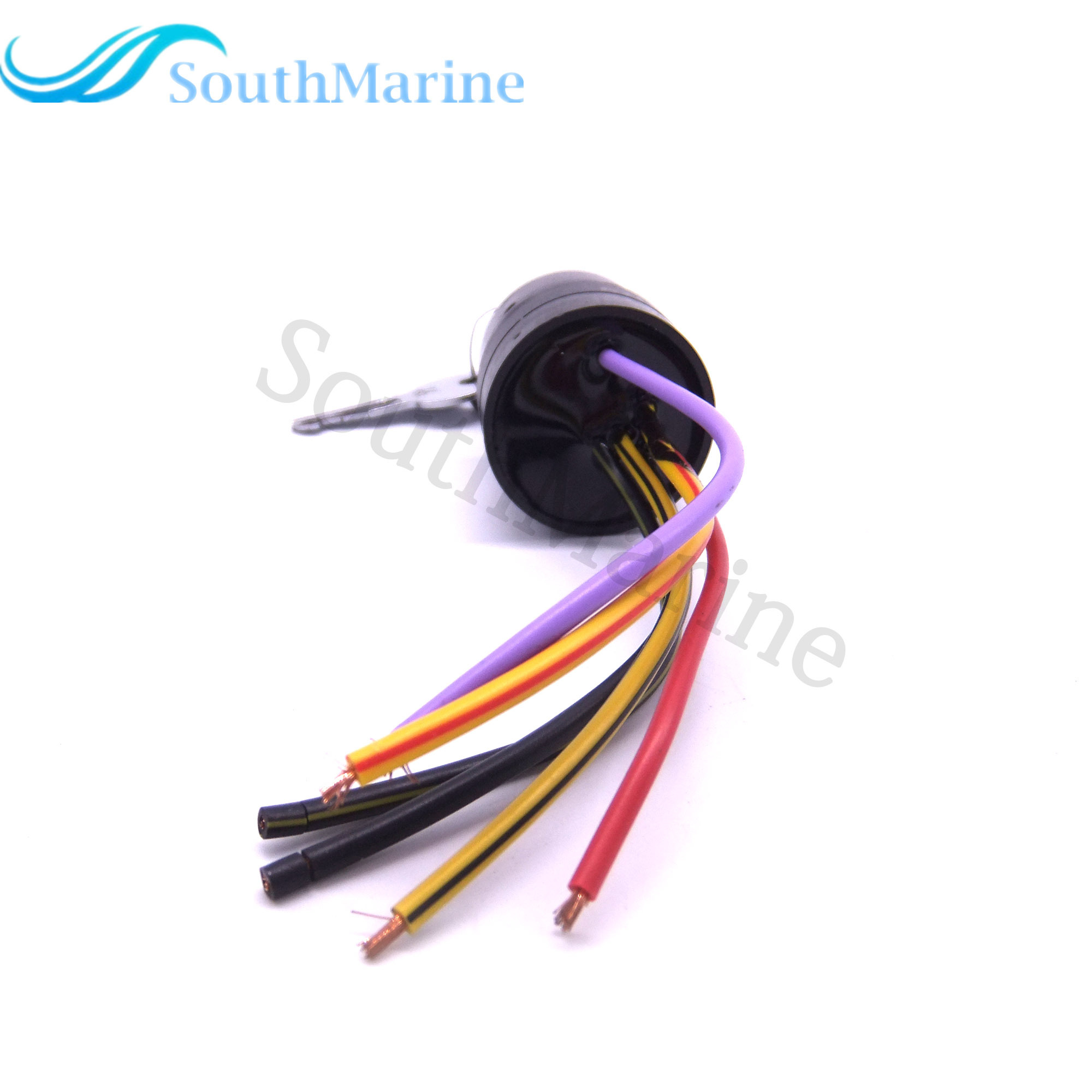Boat Engine 87-17009A2 Ignition Switch for Mercury Outboard Motor Control Box, 3 Position, 6 Wire, Sierra MP41070-2