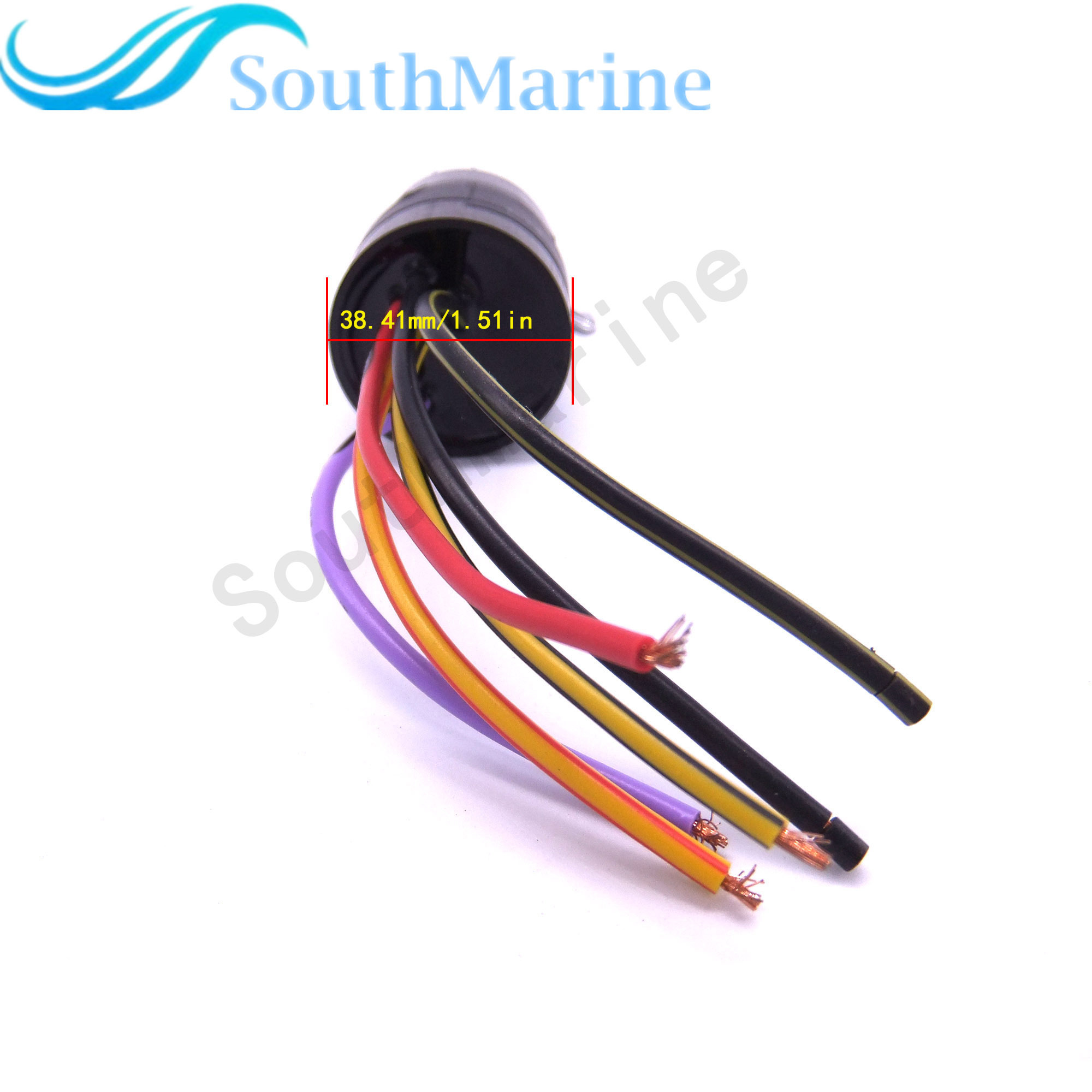 Boat Engine 87-17009A2 Ignition Switch for Mercury Outboard Motor Control Box, 3 Position, 6 Wire, Sierra MP41070-2