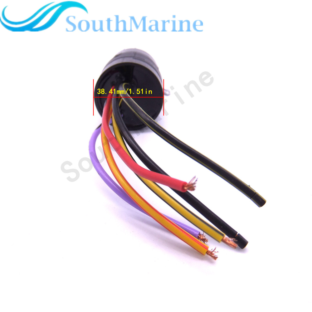 Boat Engine 87-17009A2 Ignition Switch for Mercury Outboard Motor Control Box, 3 Position, 6 Wire, Sierra MP41070-2