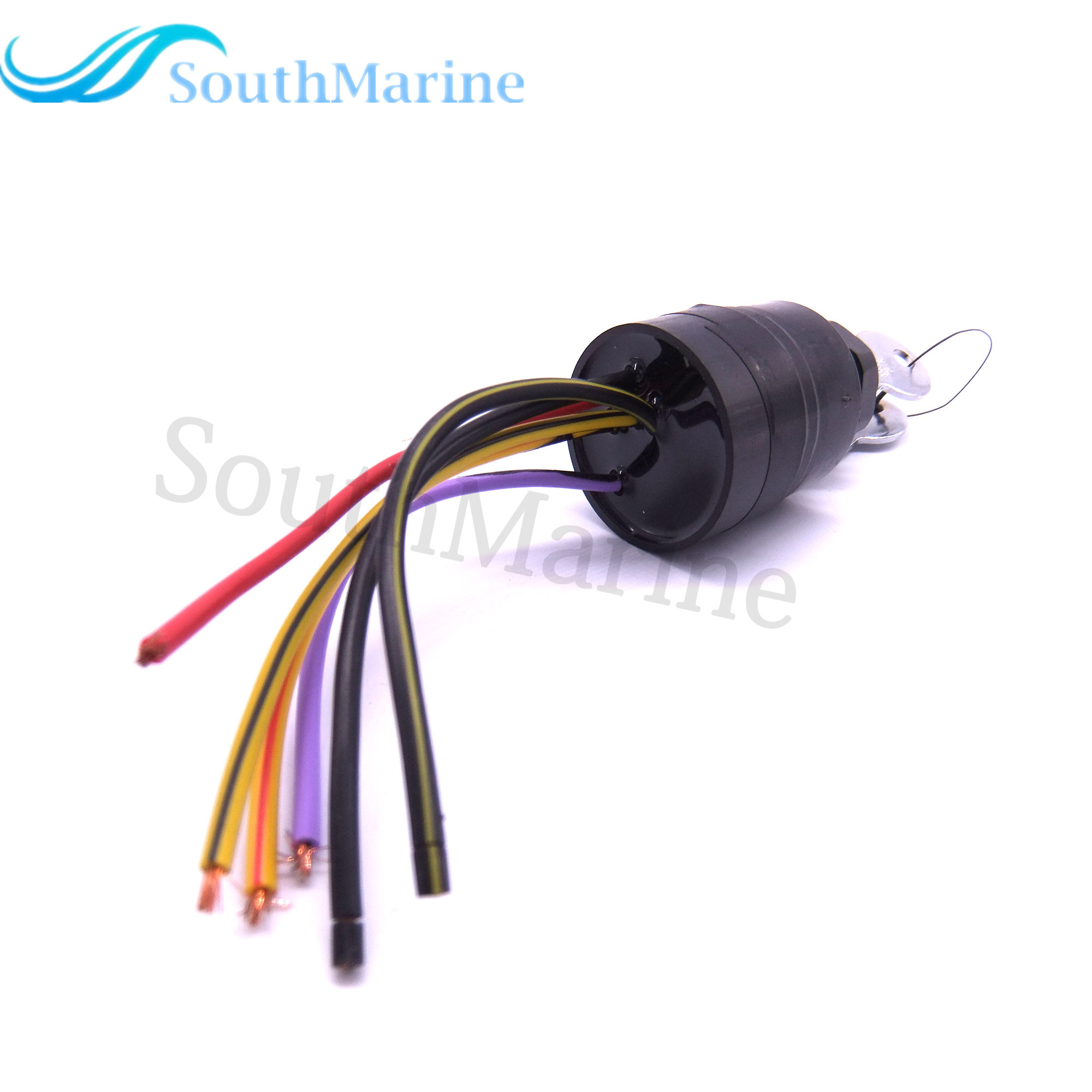 Boat Engine 87-17009A2 Ignition Switch for Mercury Outboard Motor Control Box, 3 Position, 6 Wire, Sierra MP41070-2