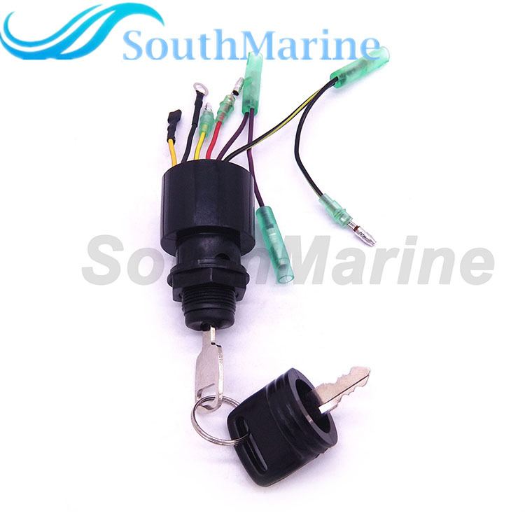 87-17009A5 Boat Motor Ignition Key Switch for Mercury Outboard Motors 3 Position Off-Run-Start, fit Sierra MP51090