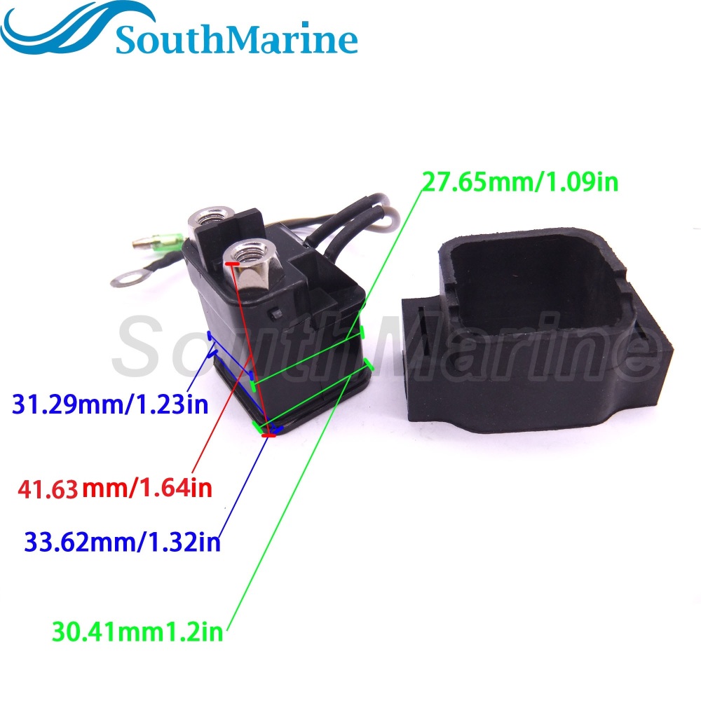 Boat Motor 853809001 881352T 8M0098898 Starter Solenoid/Relay Assy for Mariner Outboard Engine 8HP 9.9HP 25HP 30HP