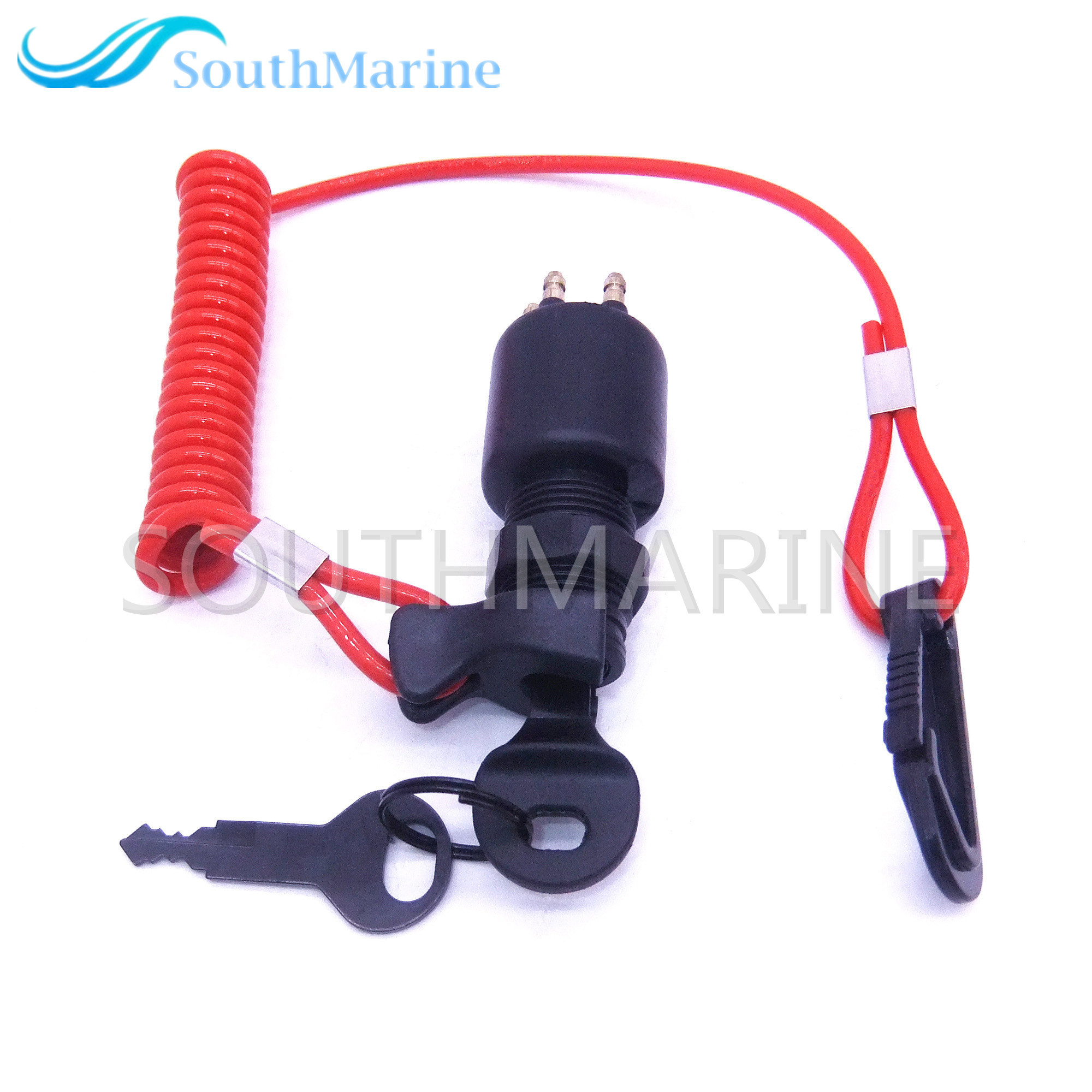 175974 5005801 765562 0175974 05005801 0765562 Ignition Switch & Key Assembly with Lanyard for OMC Johnson Evinrude 40-200HP Outboard Motor