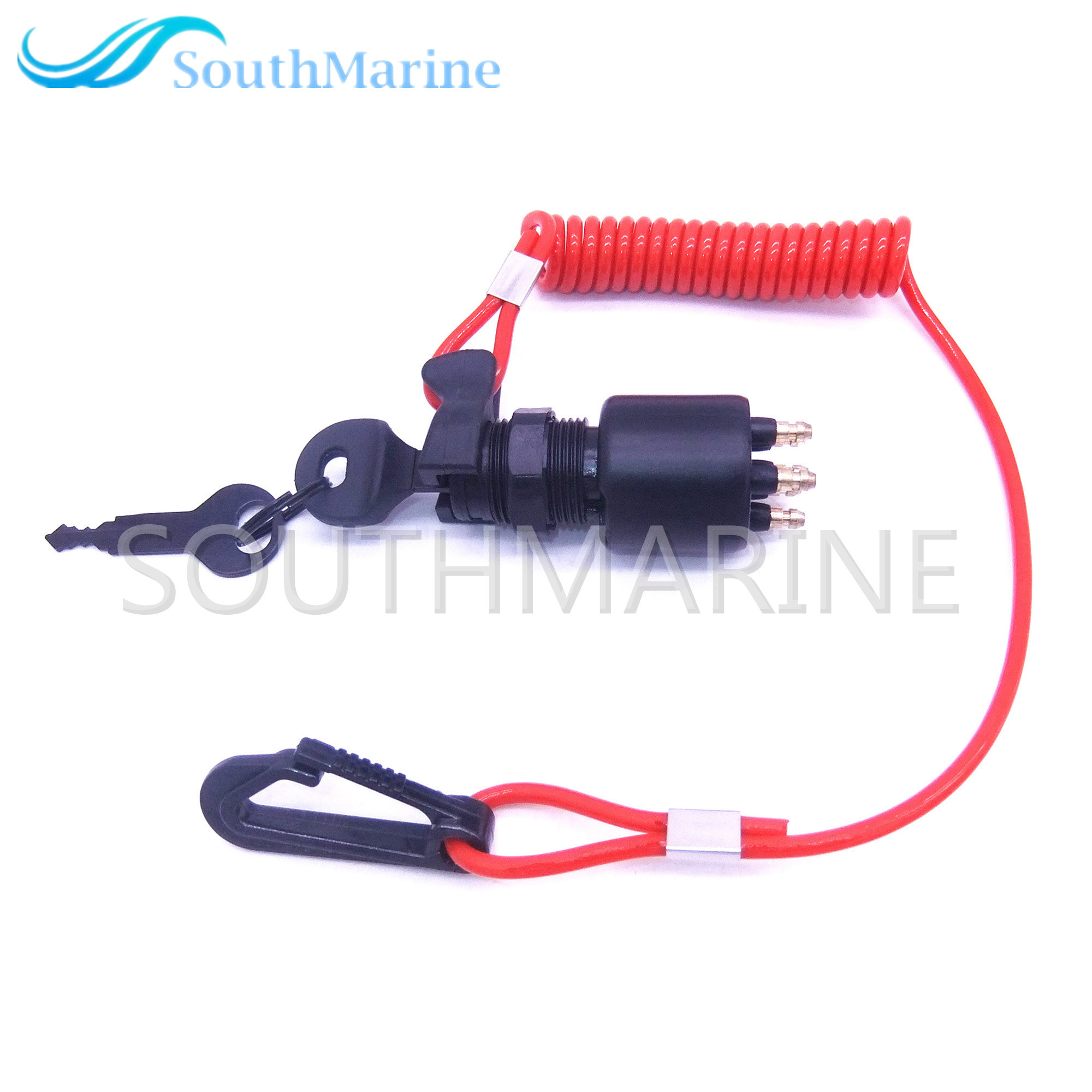 175974 5005801 765562 0175974 05005801 0765562 Ignition Switch & Key Assembly with Lanyard for OMC Johnson Evinrude 40-200HP Outboard Motor