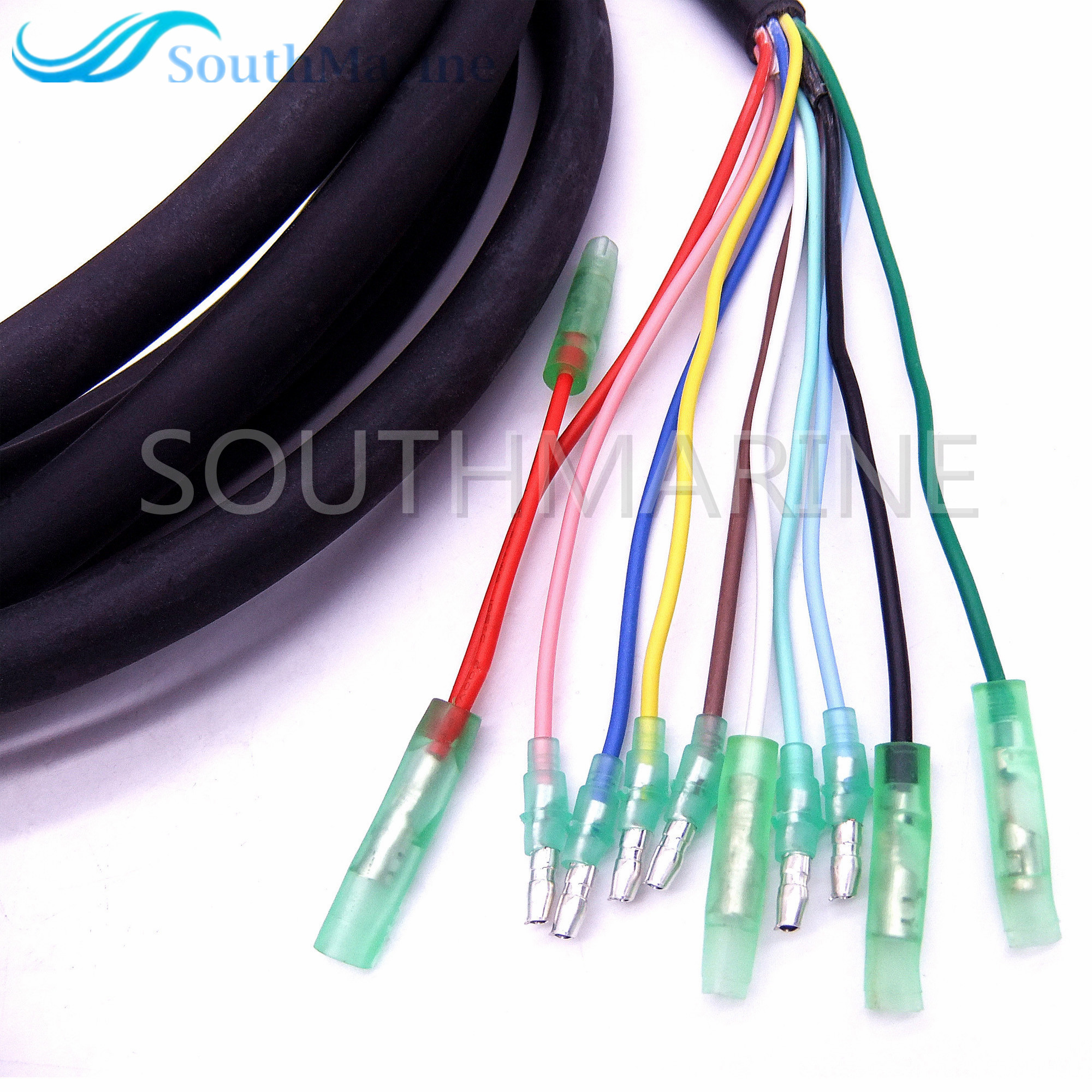 Boat Engine 688-8258A-20 Cable Main Wire Harness for Yamaha Outboard Motor 703 Remote Control Box 10 Pins 16.4FT