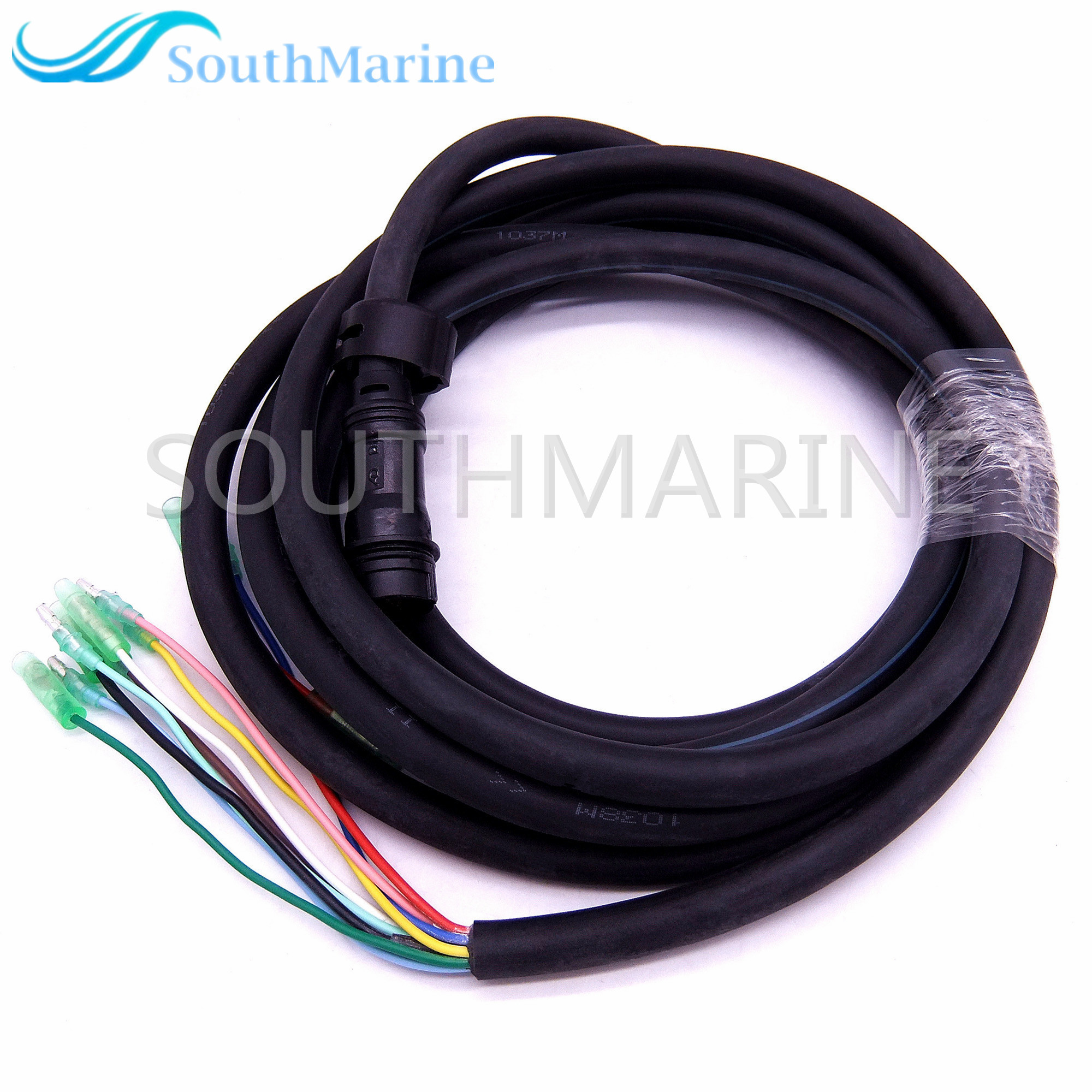 Boat Engine 688-8258A-20 Cable Main Wire Harness for Yamaha Outboard Motor 703 Remote Control Box 10 Pins 16.4FT