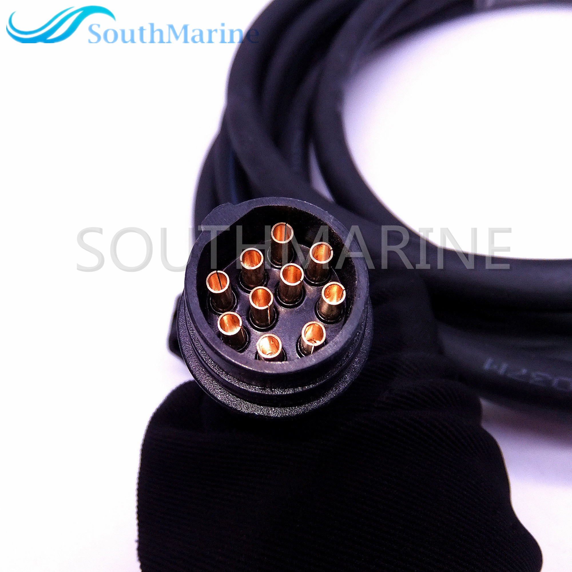 Boat Engine 688-8258A-20 Cable Main Wire Harness for Yamaha Outboard Motor 703 Remote Control Box 10 Pins 16.4FT