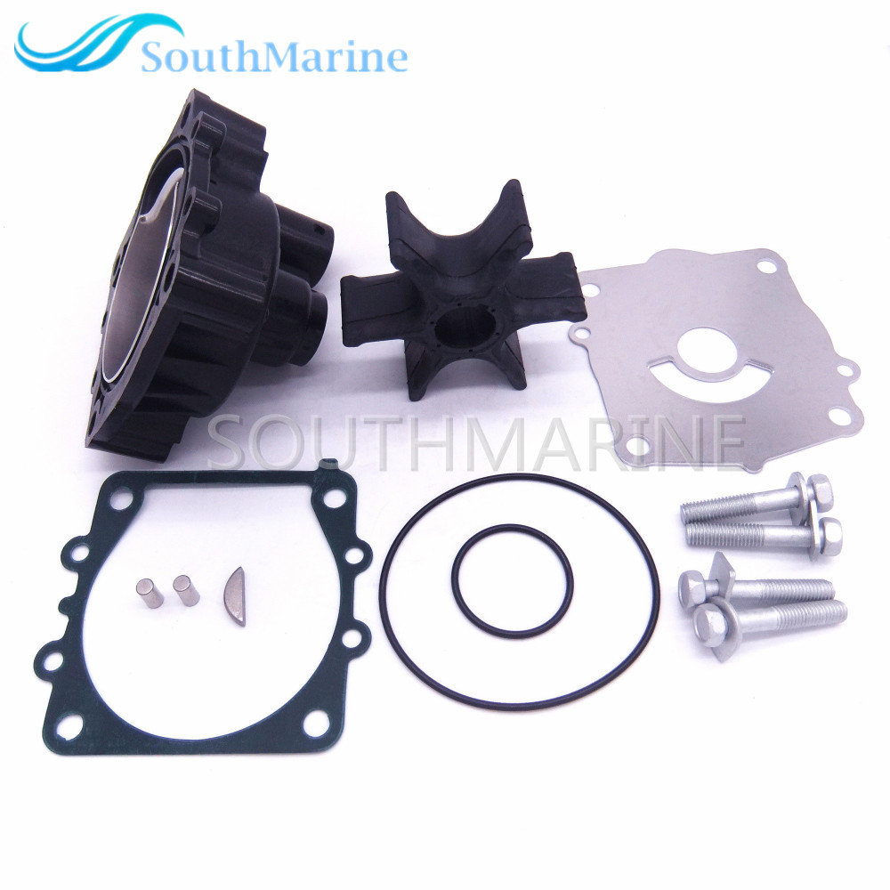 Boat Motor 68V-W0078-00 Water Pump Kit with Housing for Yamaha 115HP F115 Boat Outboard Engine, fits Sierra Marine 18-3523-1