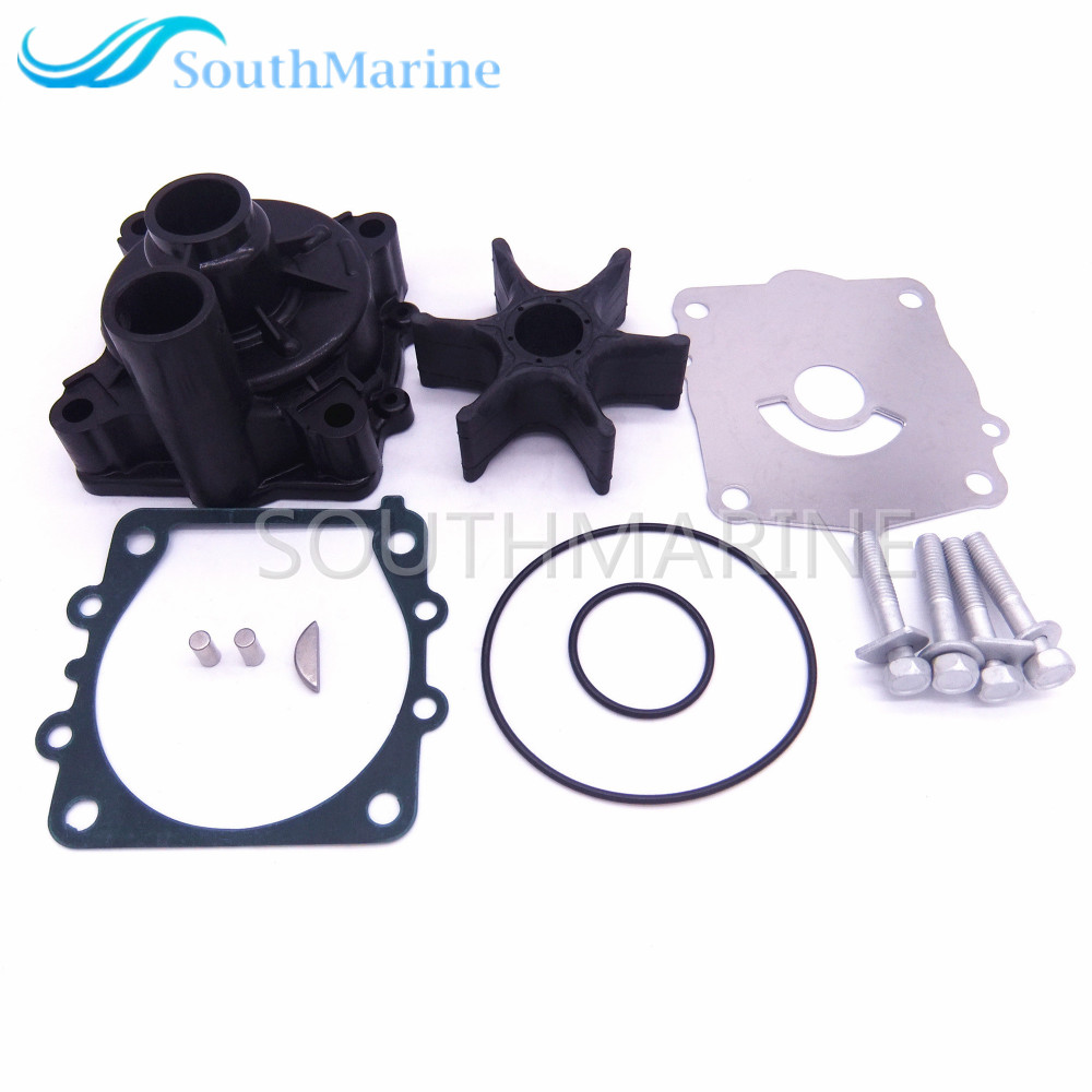 Boat Motor 68V-W0078-00 Water Pump Kit with Housing for Yamaha 115HP F115 Boat Outboard Engine, fits Sierra Marine 18-3523-1