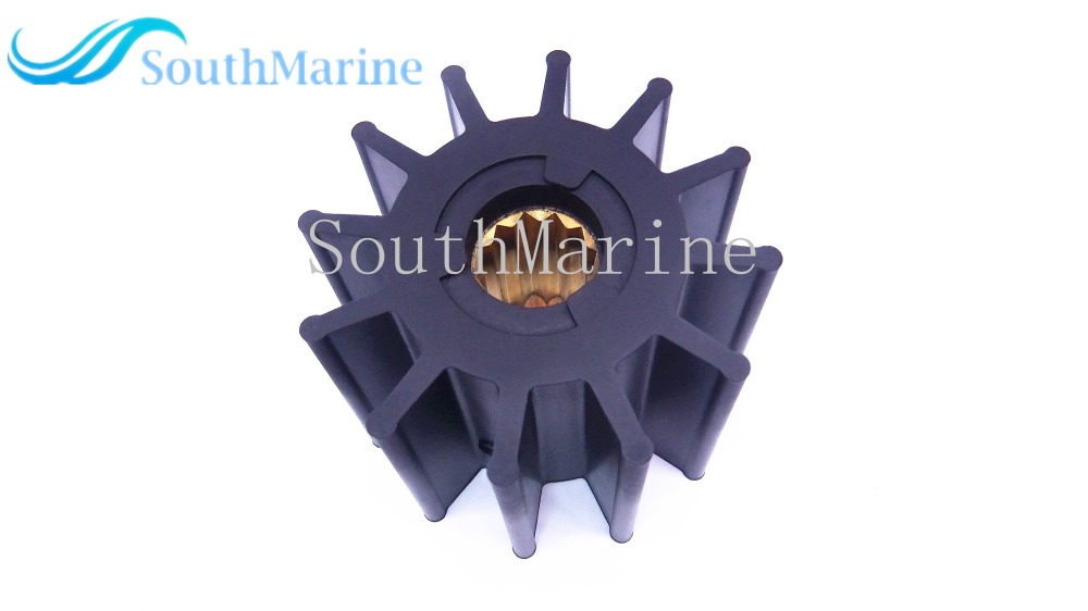 SouthMarine 17935-0001 17935-0001-P 09-819B 875660 875736-1 825942 807904 18-3275 21951362 Water Pump Impeller for Jabsco Johnson Volvo Inboard Engine