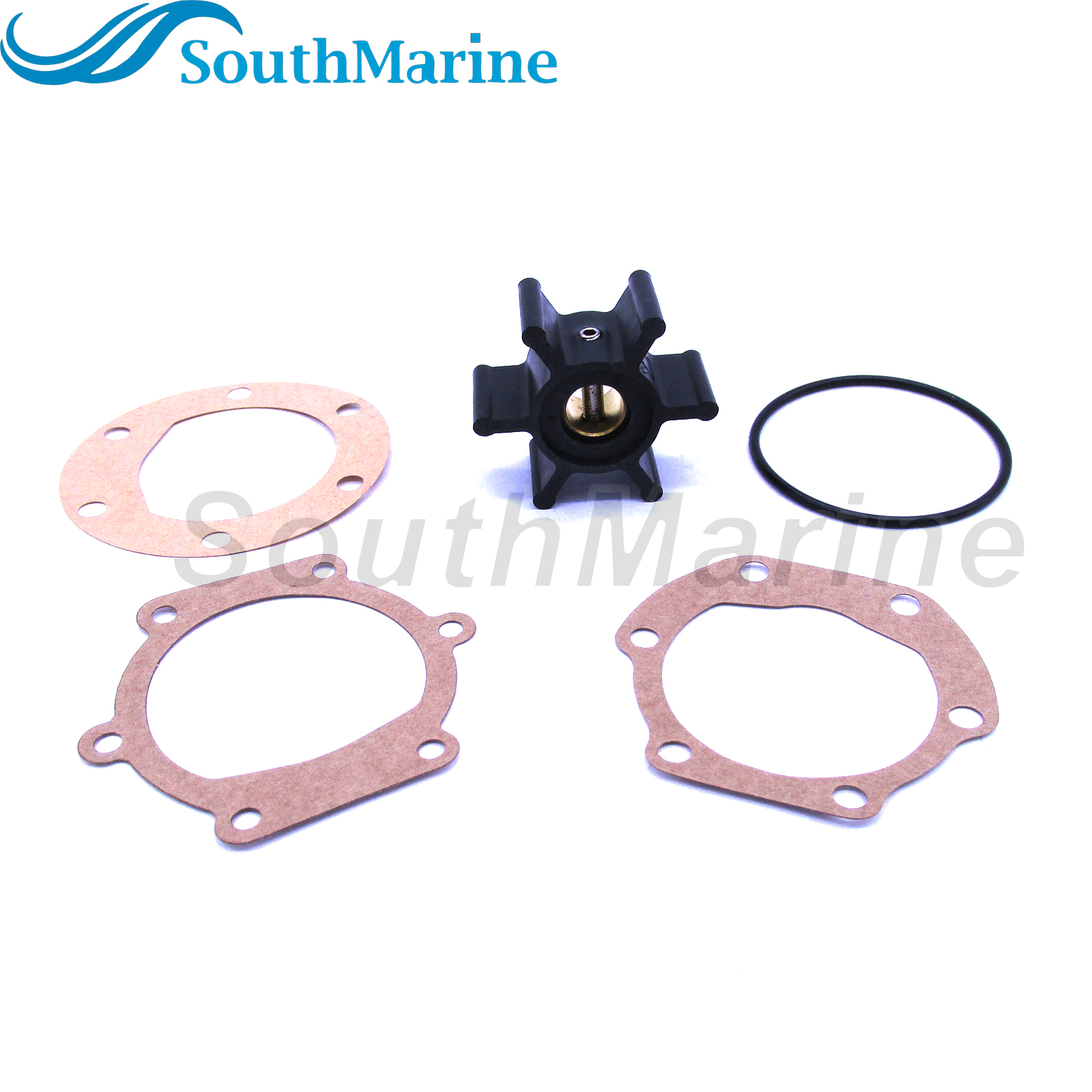09-810B 18653-0001 18653-0001-P 653-0001 128990-42200 9-45713 18-45713 Water Pump Impeller with Gasket & O-Ring for Jabsco/Johnson/YANMAR Engine Pump