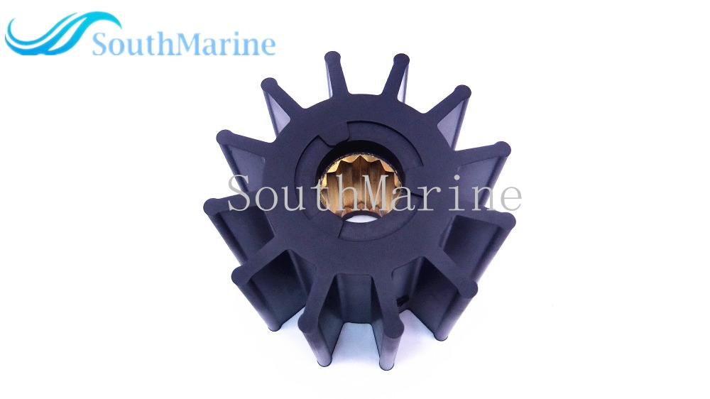 SouthMarine 17935-0001 17935-0001-P 09-819B 875660 875736-1 825942 807904 18-3275 21951362 Water Pump Impeller for Jabsco Johnson Volvo Inboard Engine