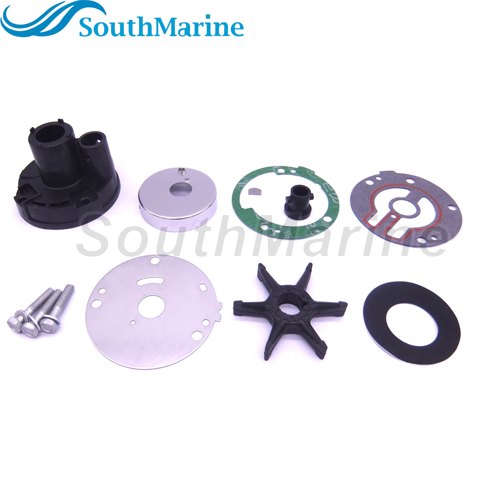 Boat Motor 95661T Water Pump Repair Kit with Housing for Mercury Mariner 25HP 30HP Outboard Engine,for Sierra Marine 18-3427