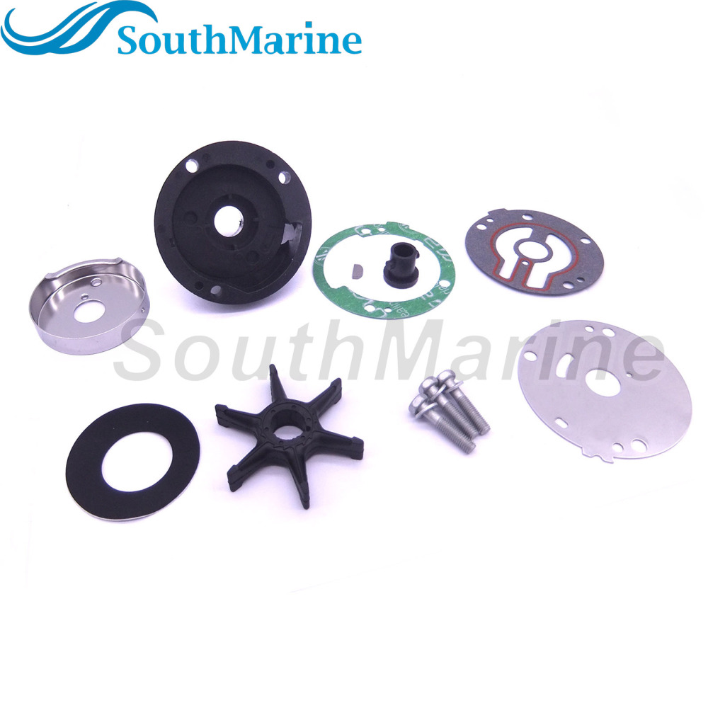 Boat Motor 689-W0078-A6 689-W0078-06 Water Pump Repair Kit with Housing for Yamaha 25HP 30HP Outboard Engine,for Sierra Marine 18-3427