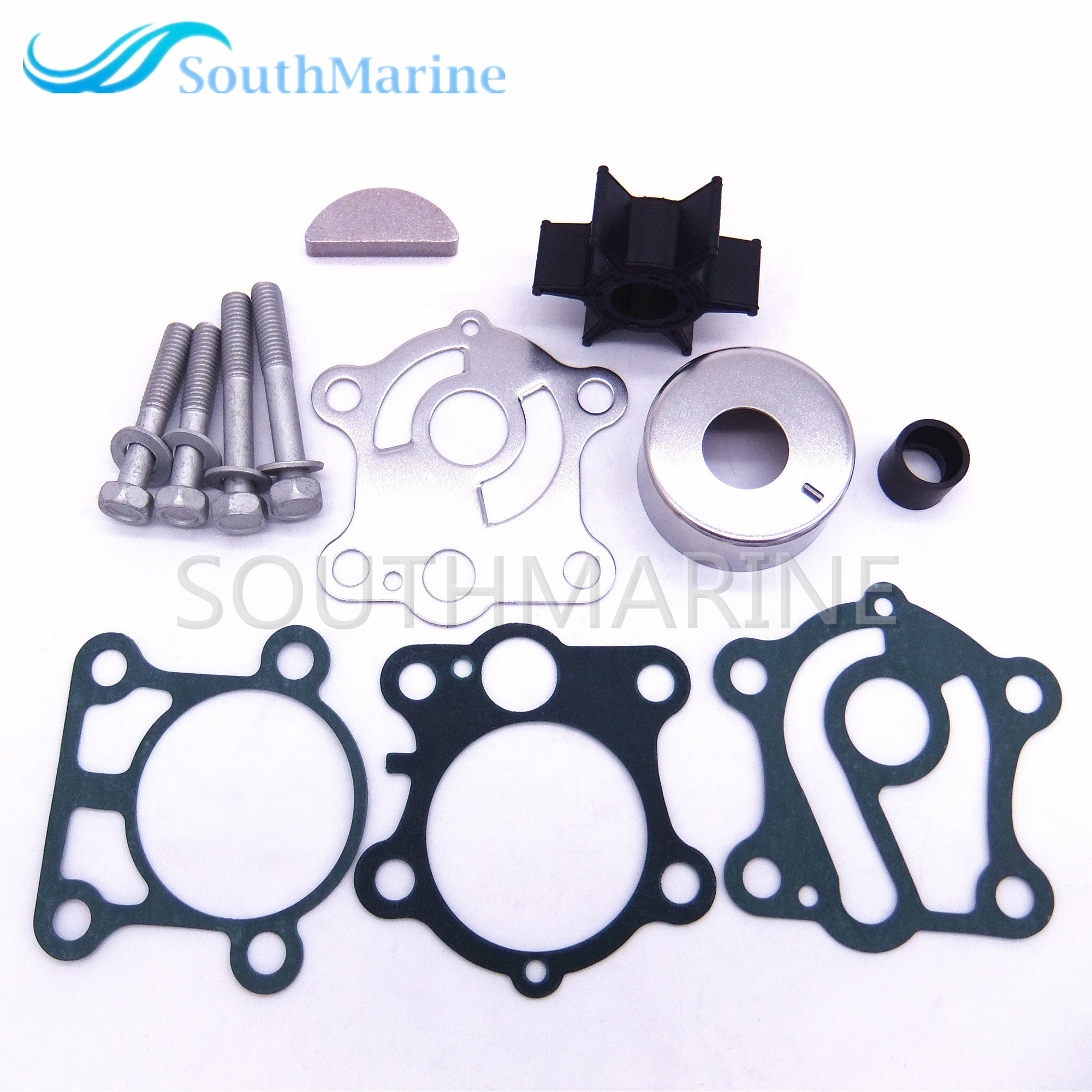 SouthMarine 6H4-W0078 6H4-W0078-00 Water Pump Kit for Yamaha 40HP 50HP Boat Outboard Motors