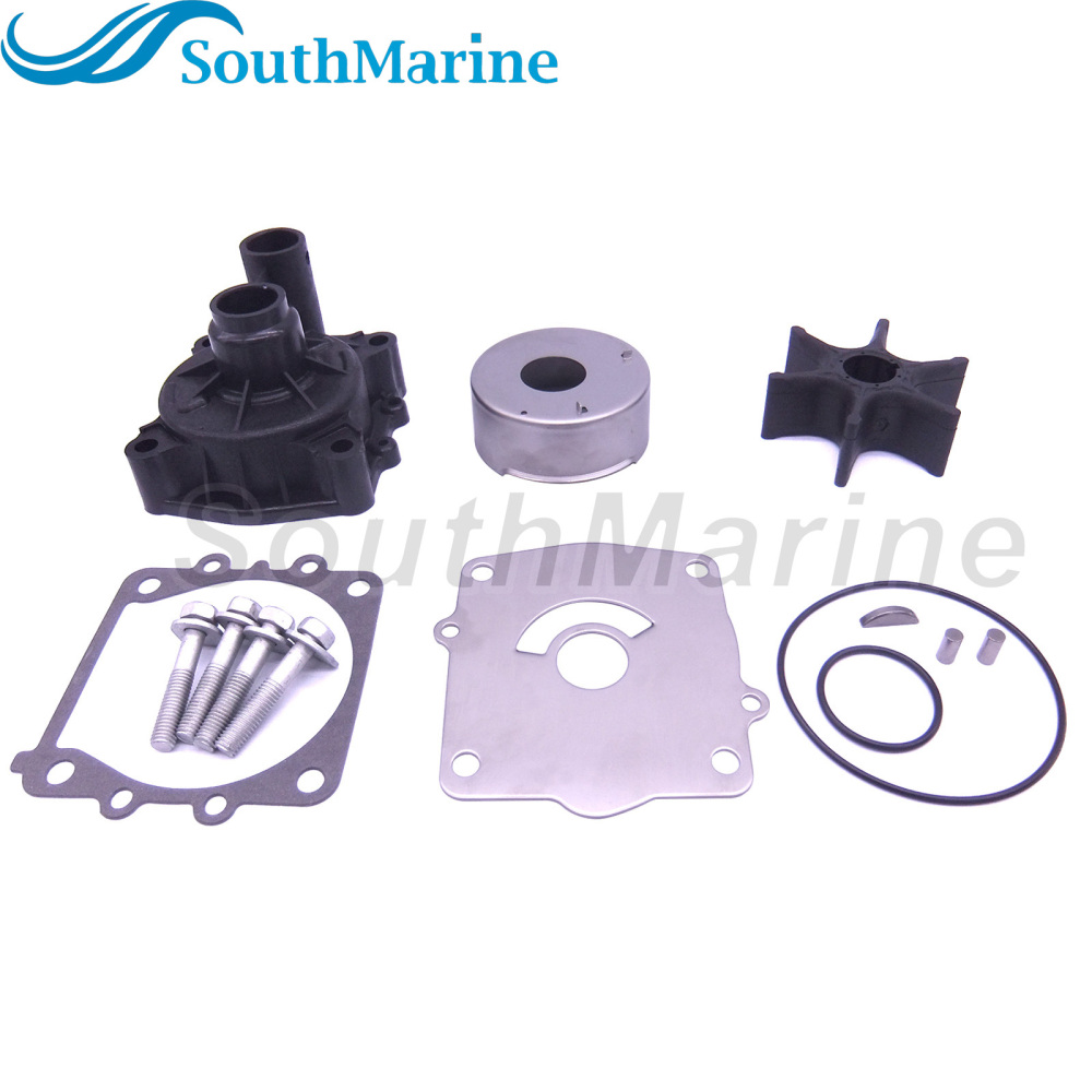 Boat Motor 61A-W0078-A2 61A-W0078-A3 Water Pump Repair Kit with Housing for Yamaha 150HP 175HP 200HP 225HP 250HP 300HP Outboard Engine, for Sierra Mar