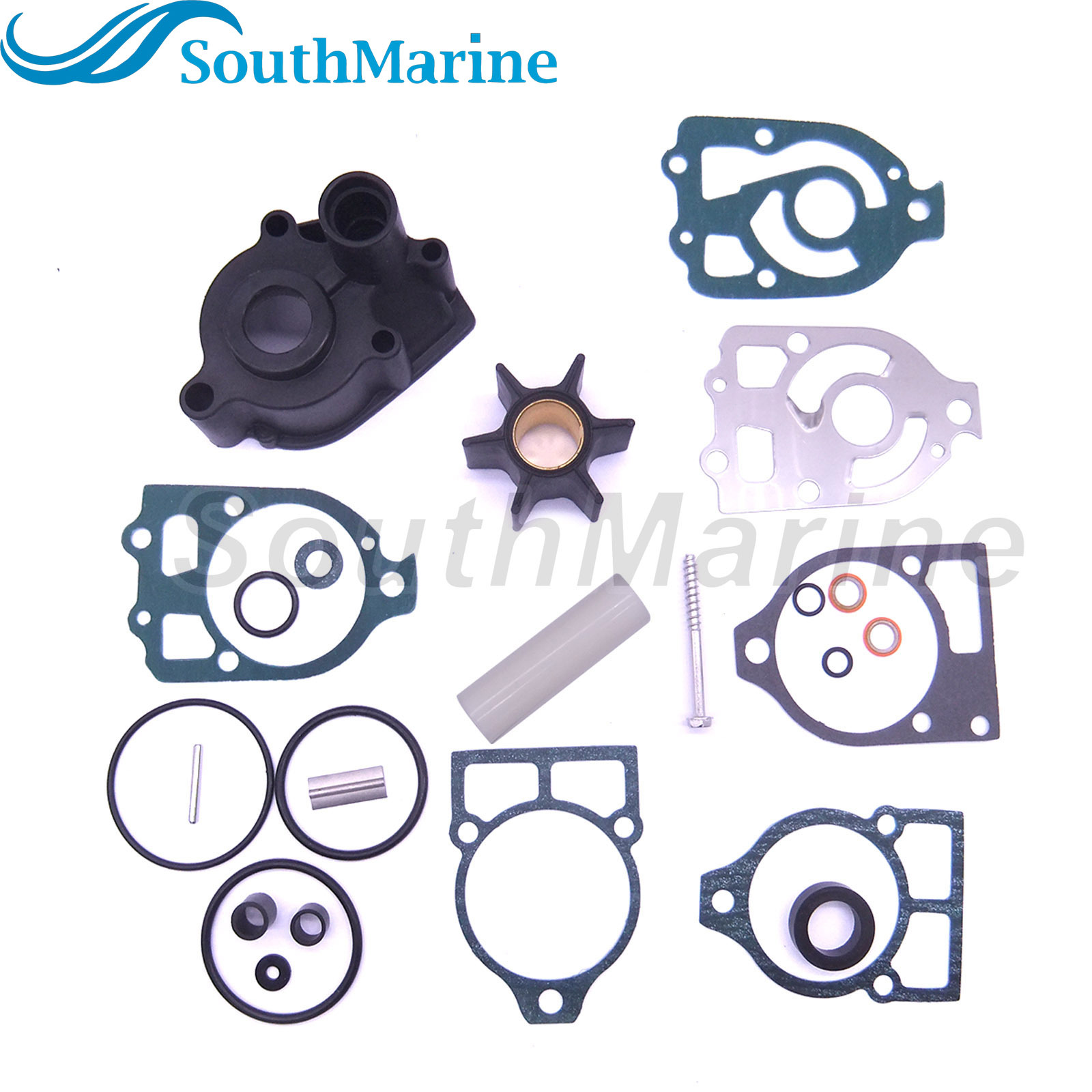 Water Pump Repair Kit with Housing 46-96148Q8/T8/A8 /A5 46-42579A4 46-44292A4 46-48747A3 for Mercury Mariner 80-225HP Outboard,for 18-3316/17 Sierra