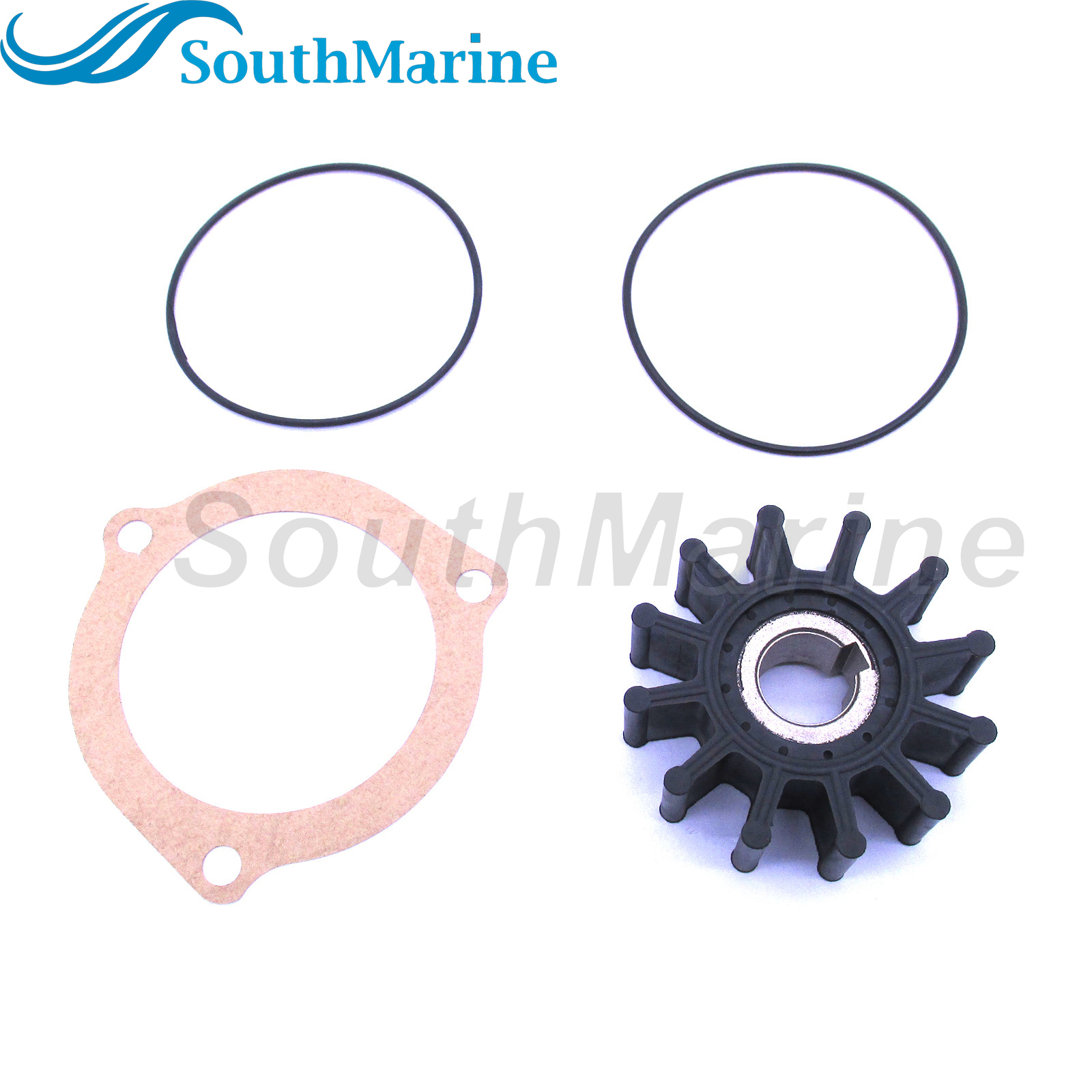 Flexible Water Pump Impeller for Sherwood 9000K 09000K 23-3303 / CEF 500165 / Onan 132-0271 / JMP 7172 / DJ Pump 09-106-1201