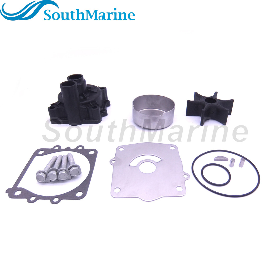 Boat Motor 61A-W0078-A2 61A-W0078-A3 Water Pump Repair Kit with Housing for Yamaha 150HP 175HP 200HP 225HP 250HP 300HP Outboard Engine, for Sierra Mar