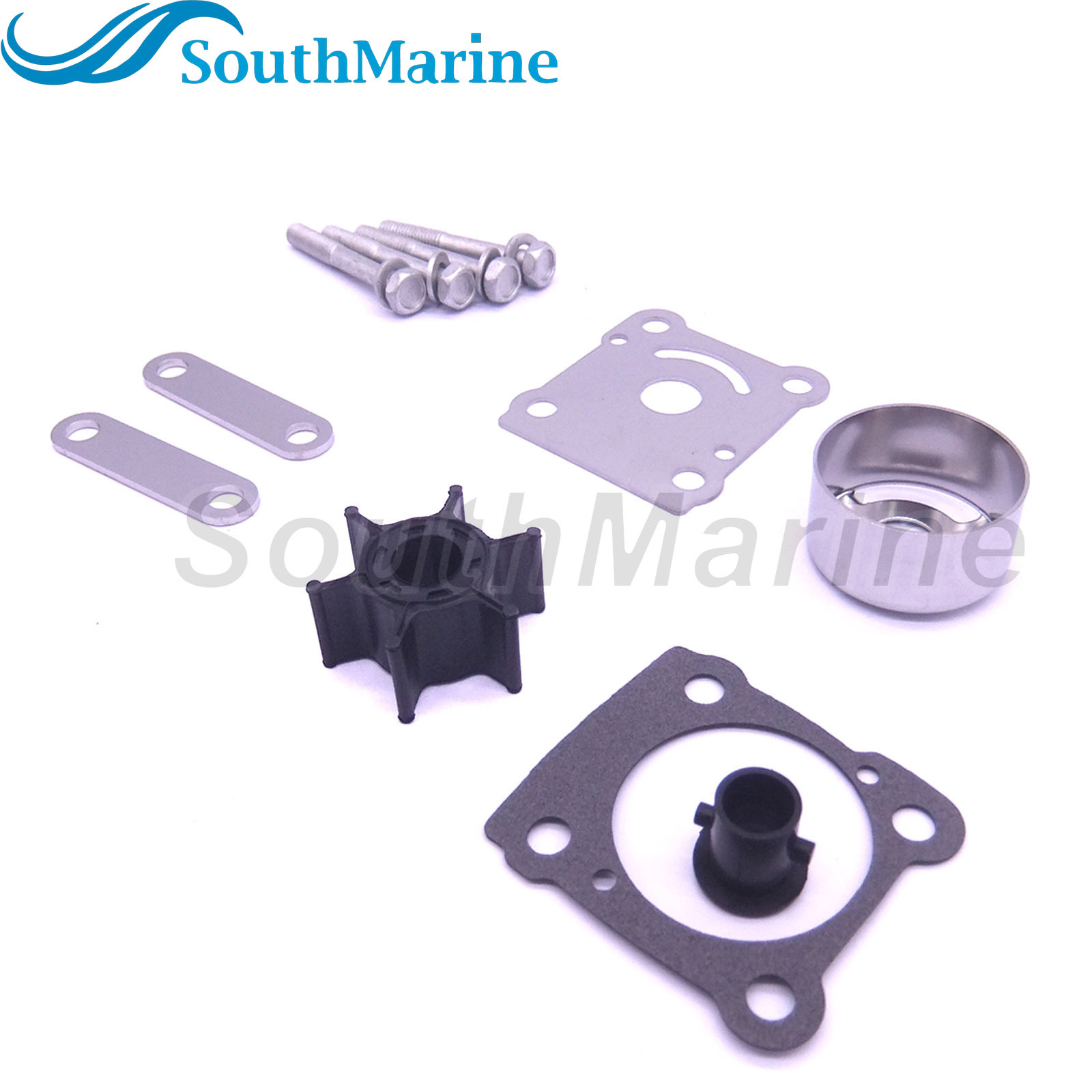 Boat Motor 6G1-W0078-01 6G1-W0078-A1 6N0-W0078-A0 Water Pump Repair Kit Without Housing for Yamaha 6HP 8HP Outboard Engine,for Sierra Marine 18-3460
