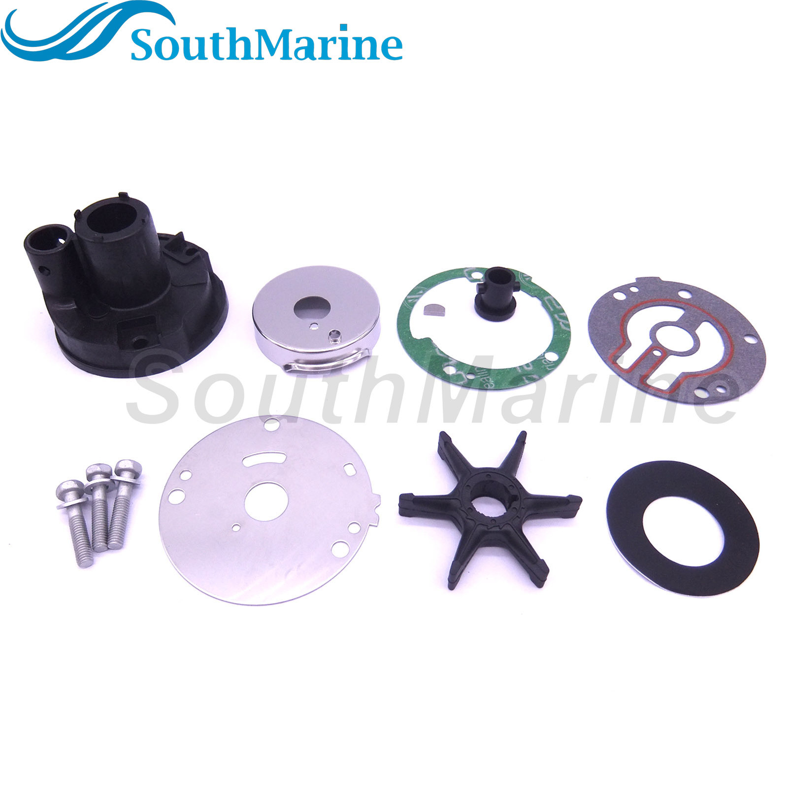 Boat Motor 95661T Water Pump Repair Kit with Housing for Mercury Mariner 25HP 30HP Outboard Engine,for Sierra Marine 18-3427