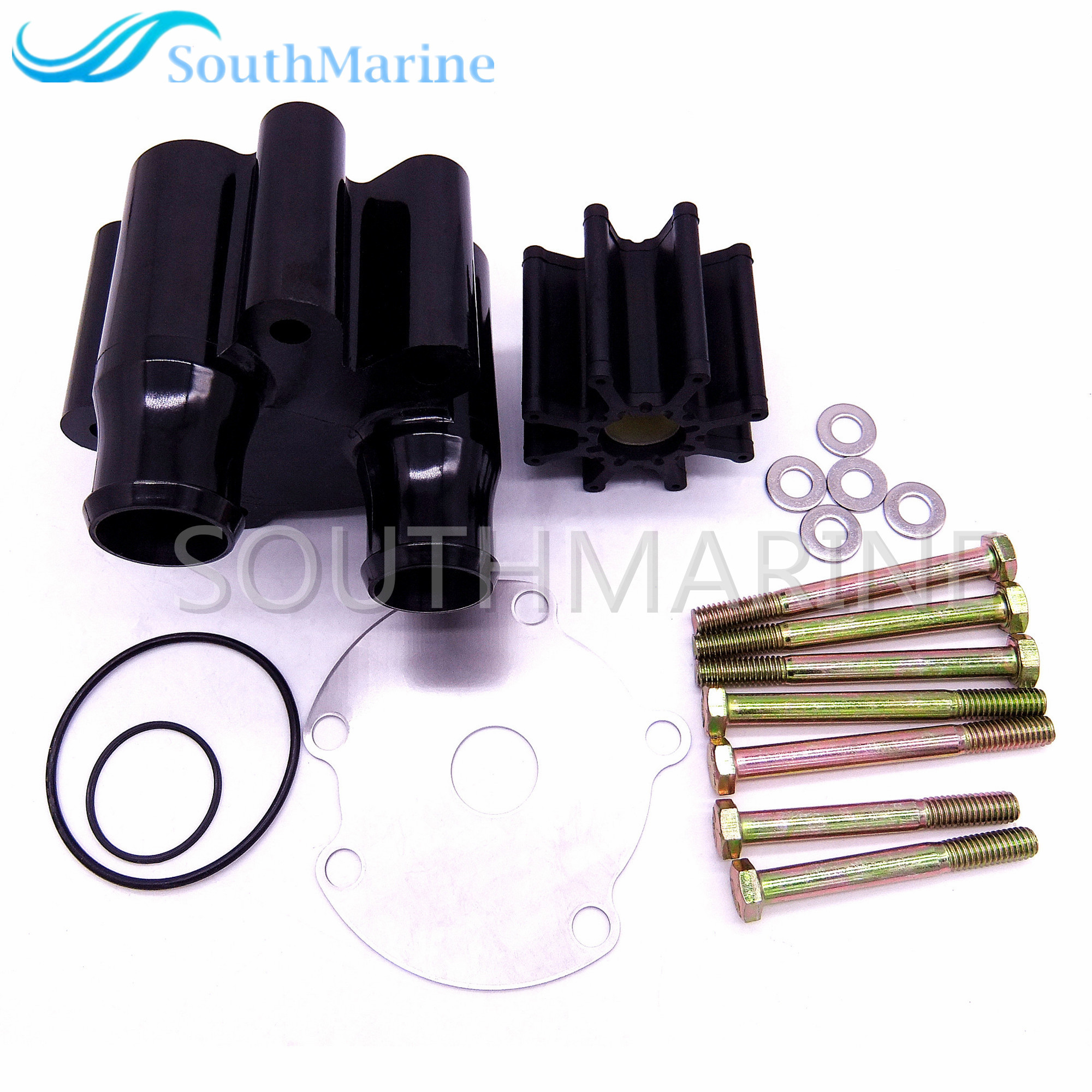SouthMarine Boat Motor 46-807151A14 46-807151A7 for Mercury for MerCruiser Bravo Water Pump Impeller Kit 18-3150