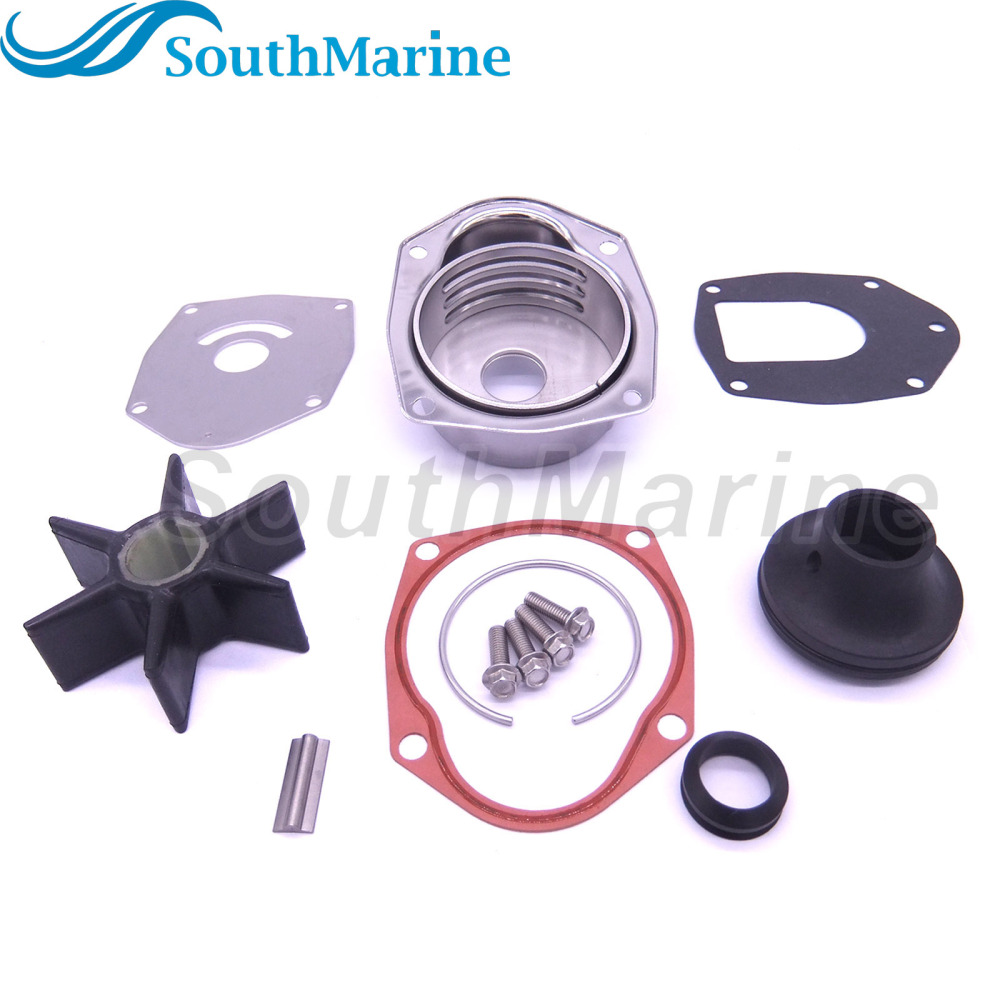 Boat Motor 817275A09 Water Pump Repair Kit with Housing for Mercury Mariner 135HP-300HP Outboard Engine,for Sierra Marine 18-3407
