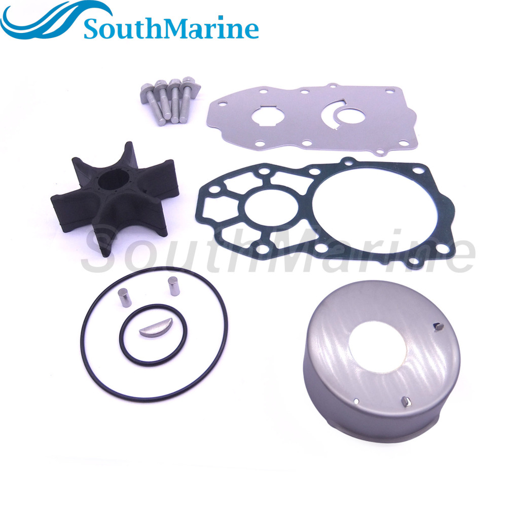 Boat Motor 6CB-W0078-00 Water Pump Repair Kit Without Housing for Yamaha 200HP 225HP 250HP Outboard Engine, 18-3474 Sierra Marine
