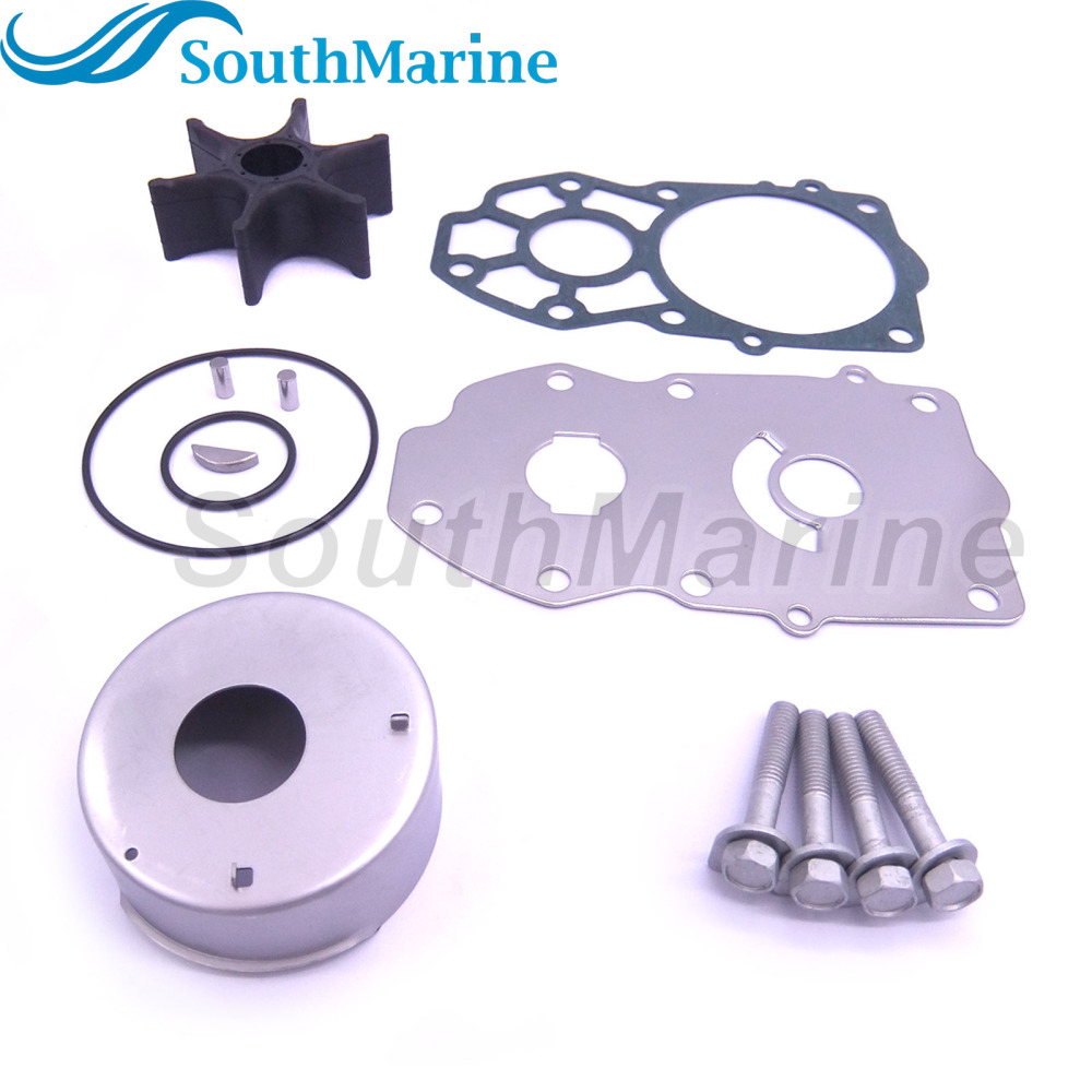 Boat Motor 6CB-W0078-00 Water Pump Repair Kit Without Housing for Yamaha 200HP 225HP 250HP Outboard Engine, 18-3474 Sierra Marine