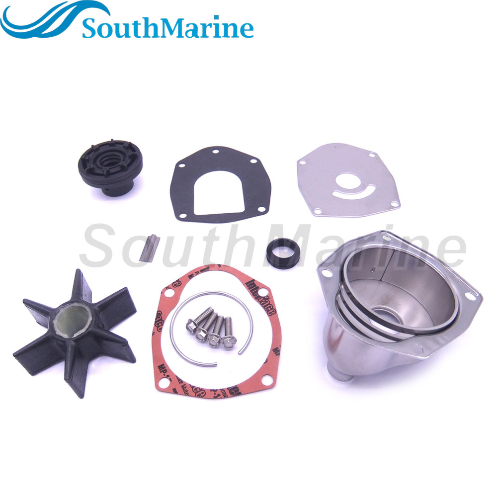 Boat Motor 817275A09 Water Pump Repair Kit with Housing for Mercury Mariner 135HP-300HP Outboard Engine,for Sierra Marine 18-3407
