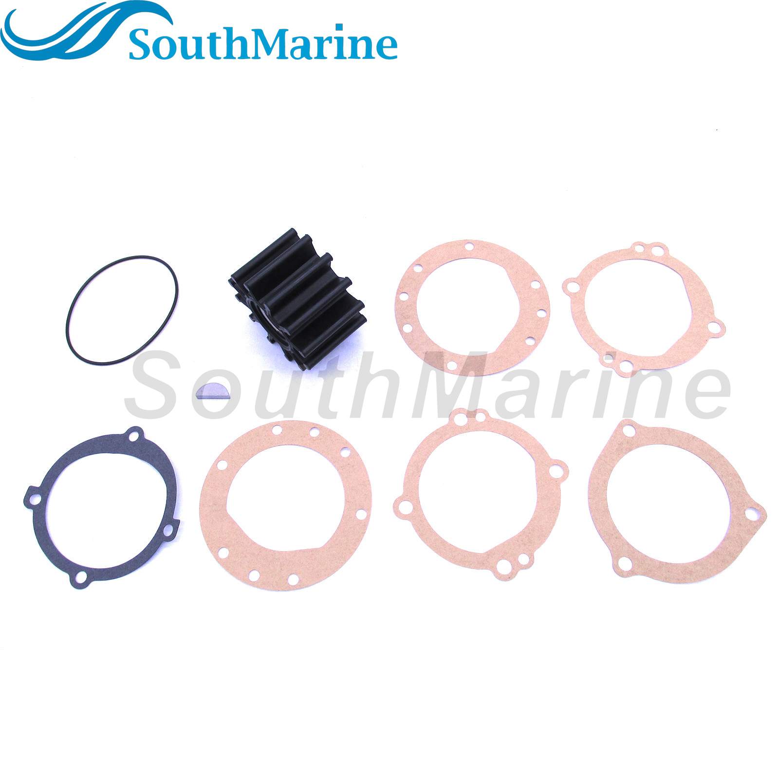 Flexible Water Pump Impeller with Gasket & O-Ring for Sherwood 10615K /for JABSCO 18948-0001-P 09-702B /for Sierra 18-3047 /for Volvo Penta 835874