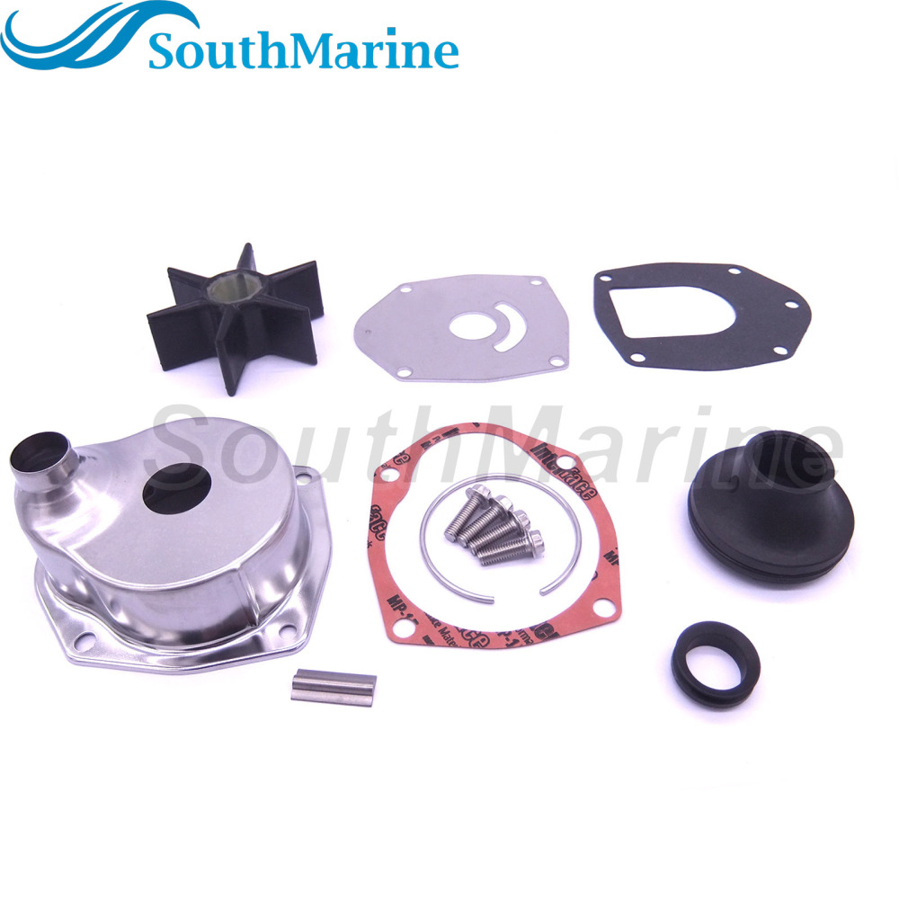 Boat Motor 817275A09 Water Pump Repair Kit with Housing for Mercury Mariner 135HP-300HP Outboard Engine,for Sierra Marine 18-3407