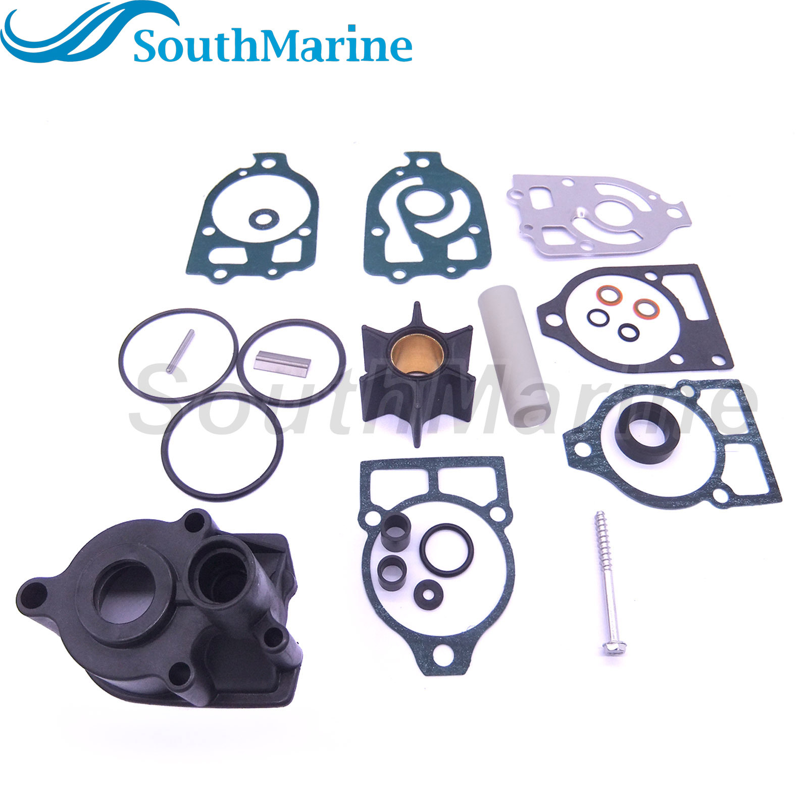 Water Pump Repair Kit with Housing 46-96148Q8/T8/A8 /A5 46-42579A4 46-44292A4 46-48747A3 for Mercury Mariner 80-225HP Outboard,for 18-3316/17 Sierra