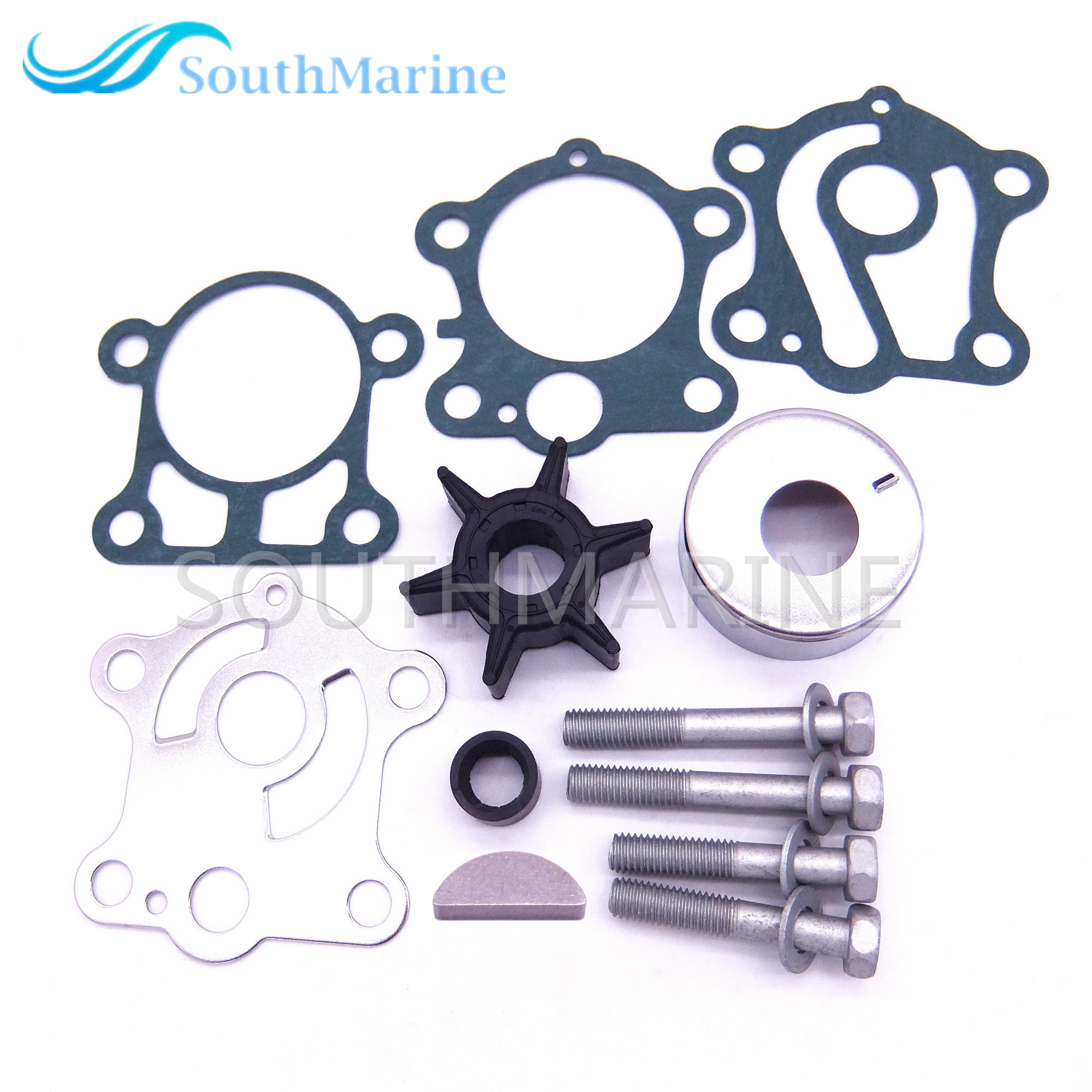 SouthMarine 6H4-W0078 6H4-W0078-00 Water Pump Kit for Yamaha 40HP 50HP Boat Outboard Motors