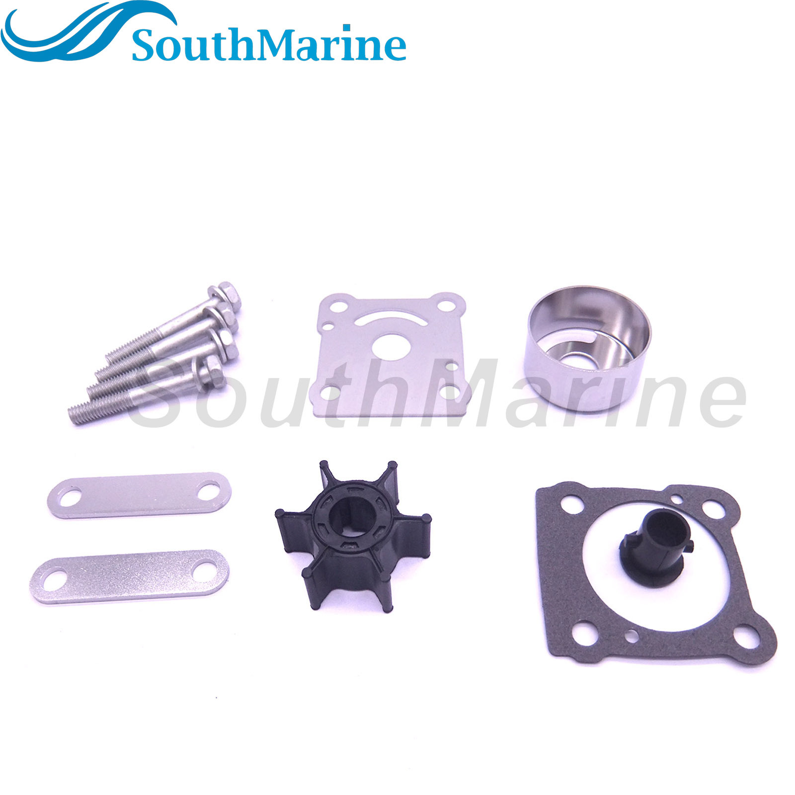 Boat Motor 6G1-W0078-01 6G1-W0078-A1 6N0-W0078-A0 Water Pump Repair Kit Without Housing for Yamaha 6HP 8HP Outboard Engine,for Sierra Marine 18-3460