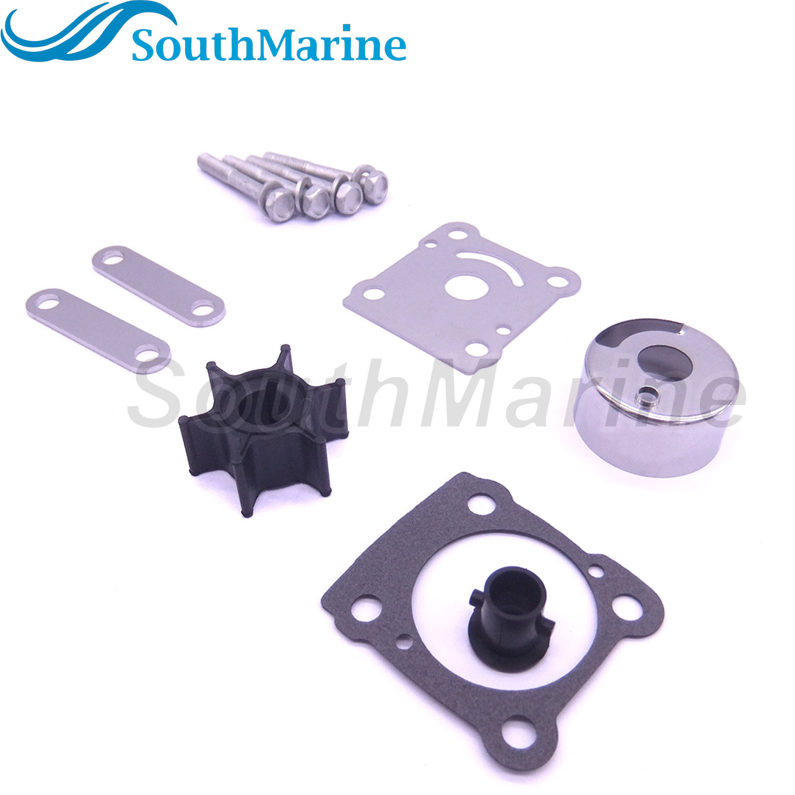 Boat Motor 6G1-W0078-01 6G1-W0078-A1 6N0-W0078-A0 Water Pump Repair Kit Without Housing for Yamaha 6HP 8HP Outboard Engine,for Sierra Marine 18-3460