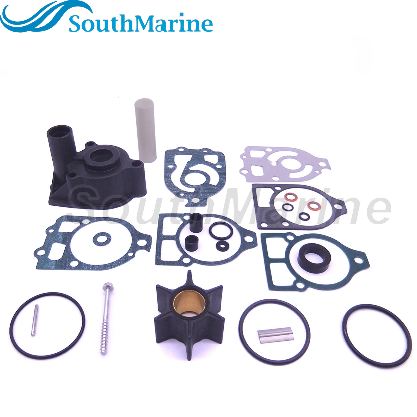 Water Pump Repair Kit with Housing 46-96148Q8/T8/A8 /A5 46-42579A4 46-44292A4 46-48747A3 for Mercury Mariner 80-225HP Outboard,for 18-3316/17 Sierra