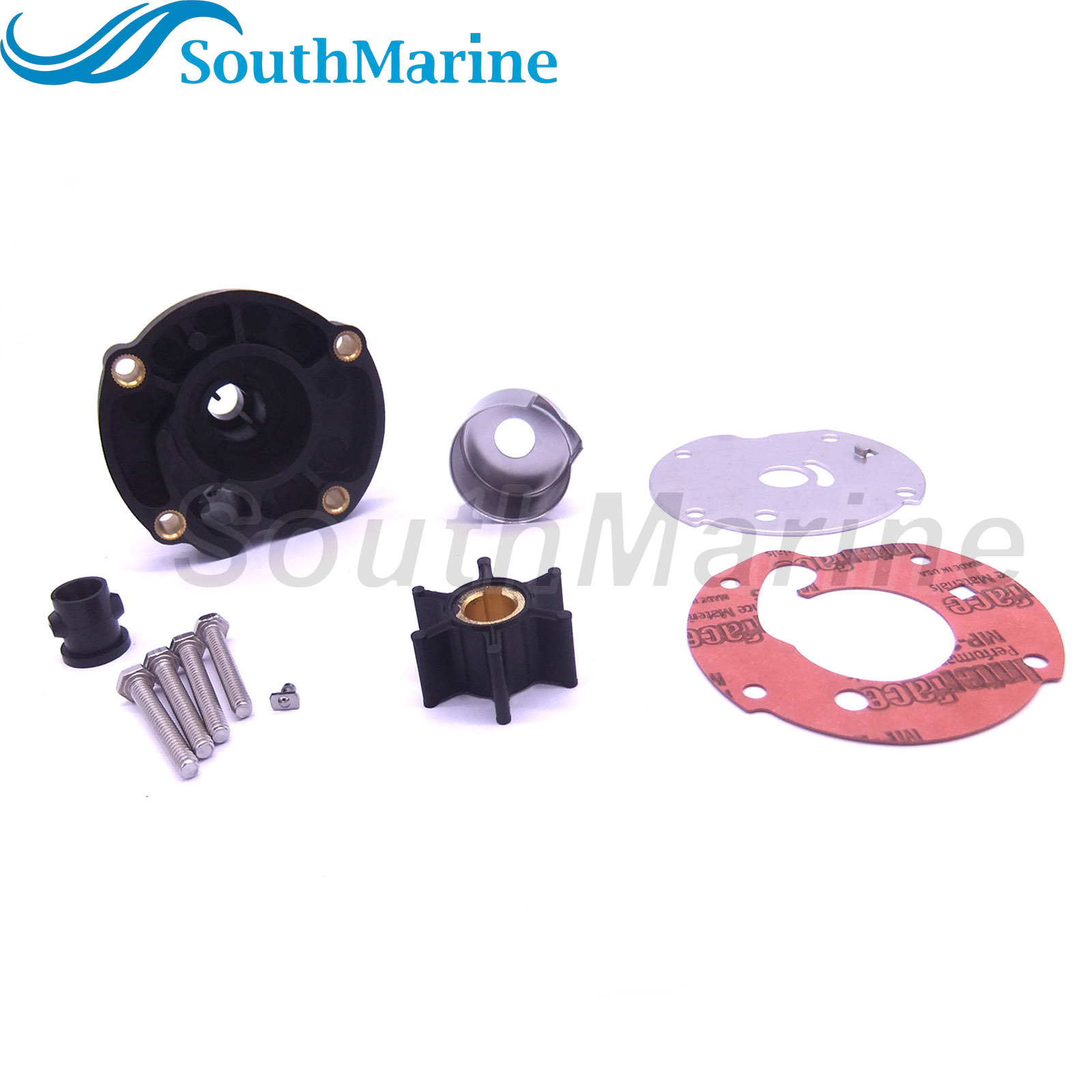 Boat Motor 0391391 0382797 0763758 0778166 Water Pump Repair Kit with Housing for Evinrude Johnson OMC BRP 5.5HP 6HP 7.5HP Outboard Engine
