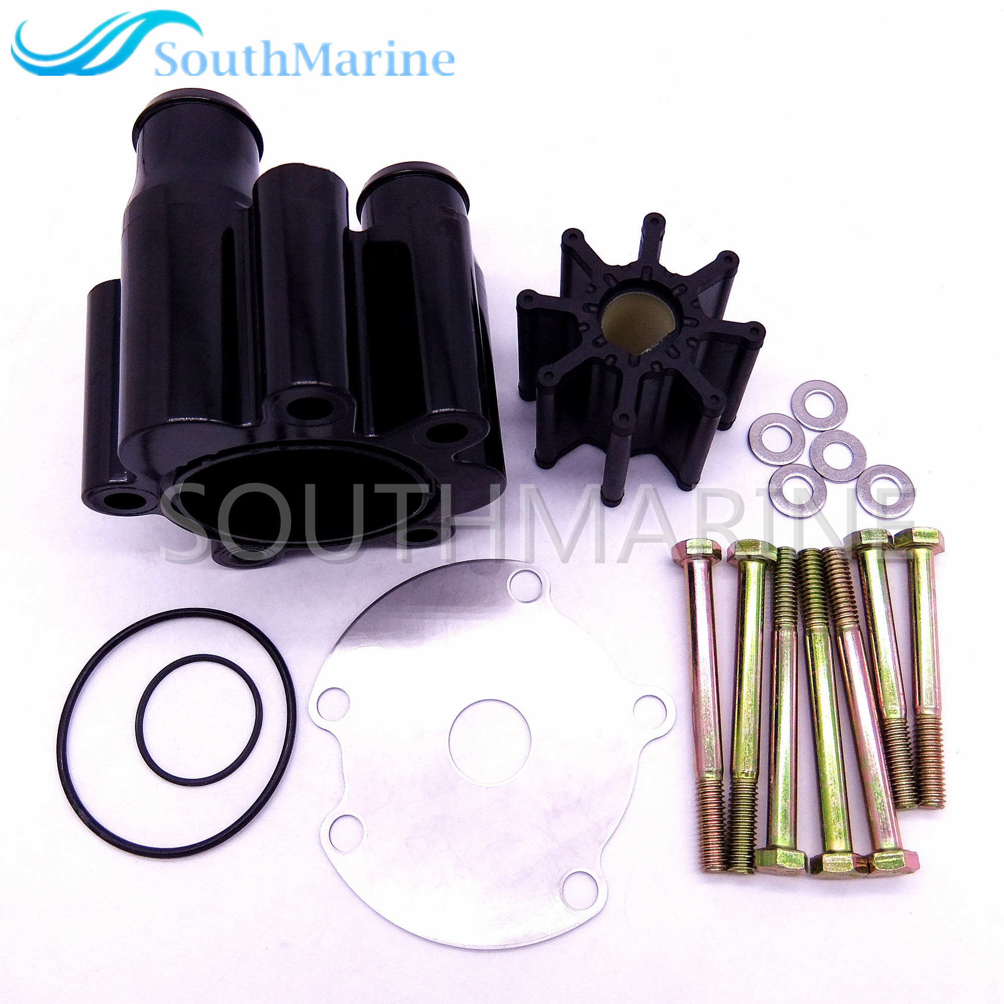 SouthMarine Boat Motor 46-807151A14 46-807151A7 for Mercury for MerCruiser Bravo Water Pump Impeller Kit 18-3150