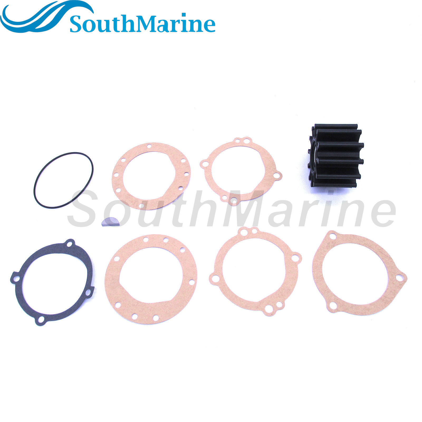 Flexible Water Pump Impeller with Gasket & O-Ring for Sherwood 10615K /for JABSCO 18948-0001-P 09-702B /for Sierra 18-3047 /for Volvo Penta 835874