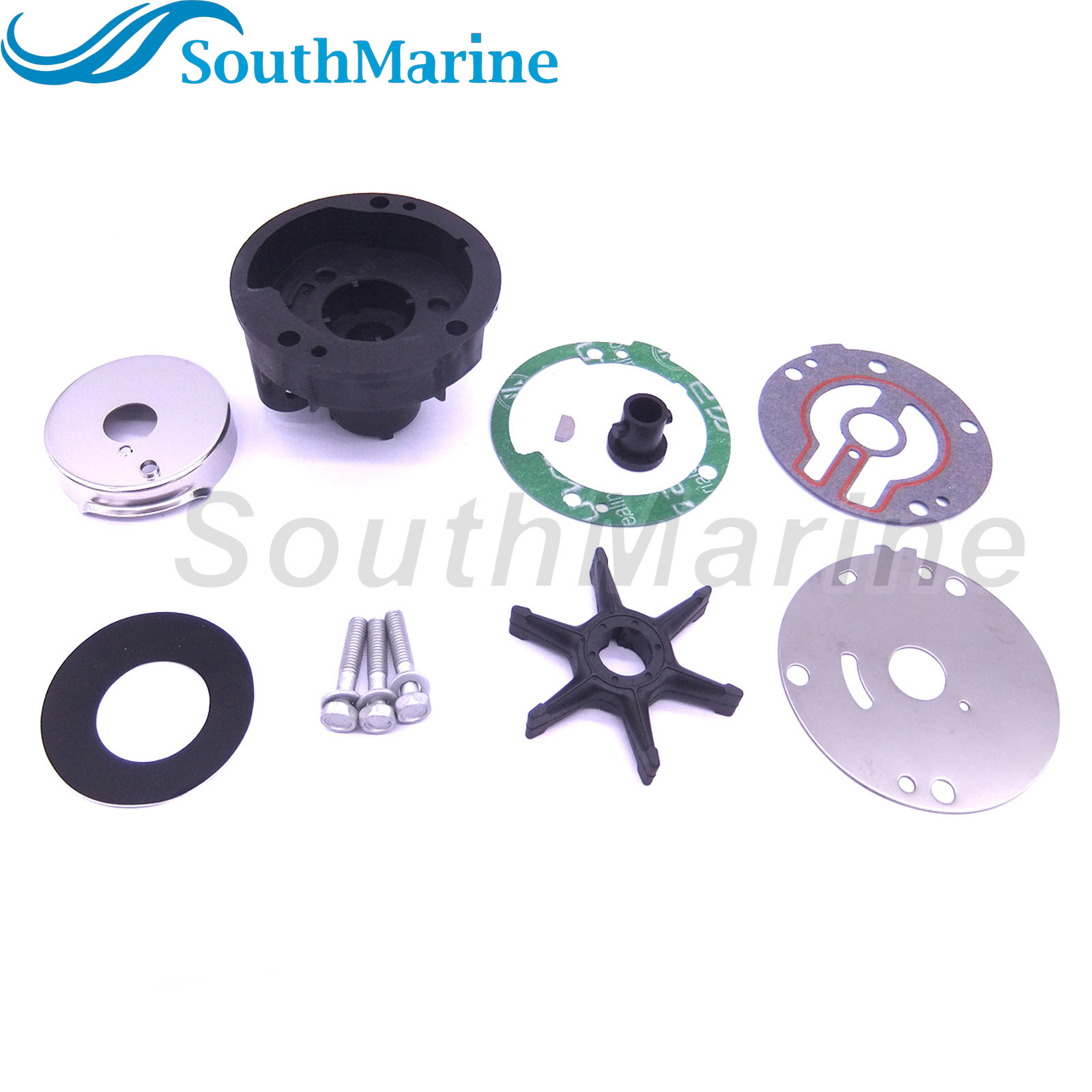 Boat Motor 95661T Water Pump Repair Kit with Housing for Mercury Mariner 25HP 30HP Outboard Engine,for Sierra Marine 18-3427