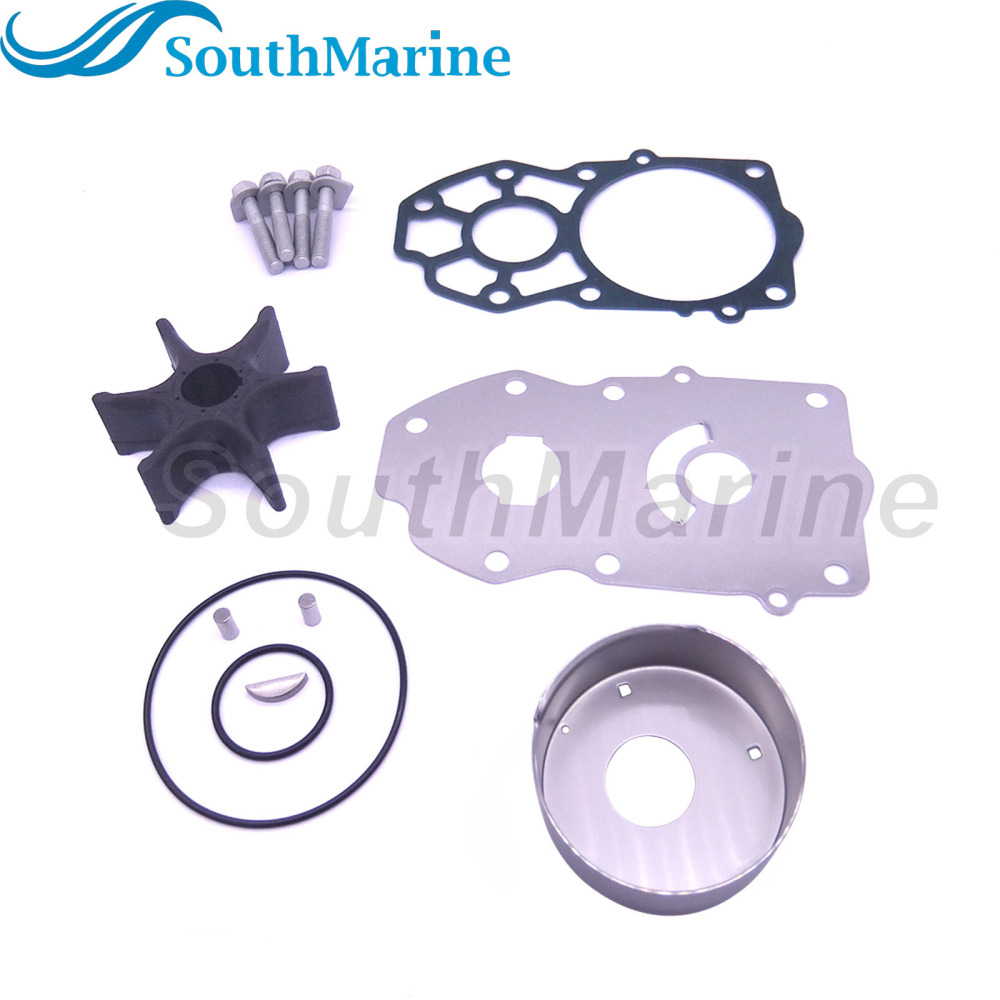 Boat Motor 6CB-W0078-00 Water Pump Repair Kit Without Housing for Yamaha 200HP 225HP 250HP Outboard Engine, 18-3474 Sierra Marine