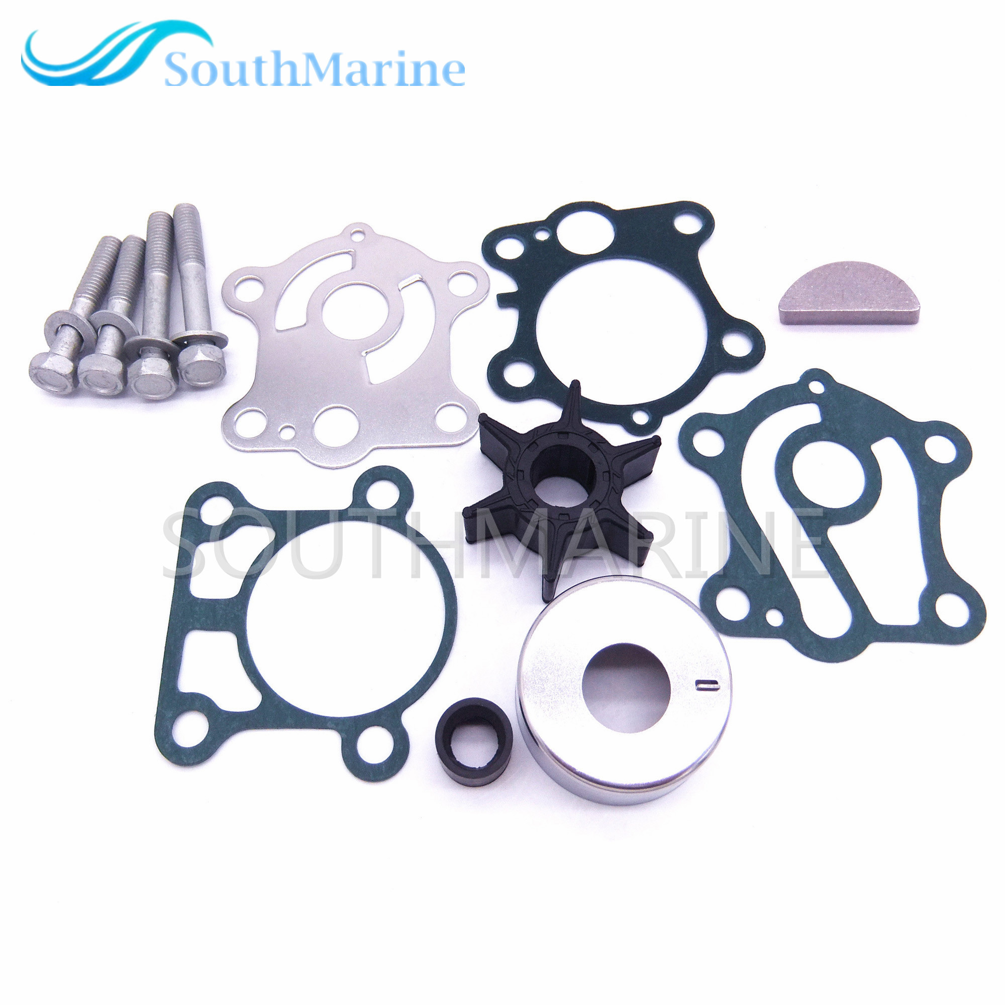 SouthMarine 6H4-W0078 6H4-W0078-00 Water Pump Kit for Yamaha 40HP 50HP Boat Outboard Motors