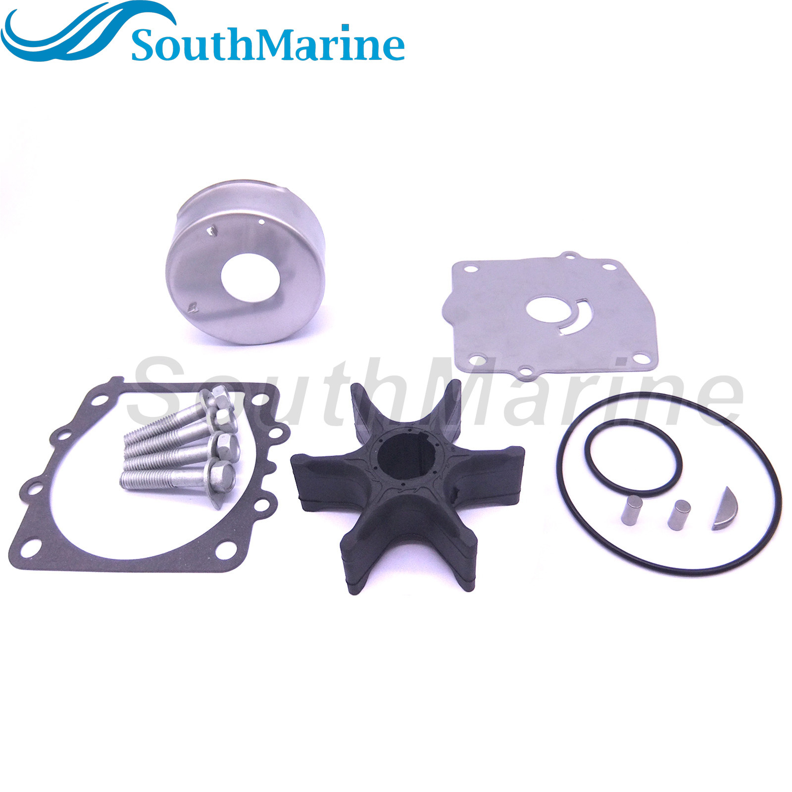 Boat Engine 6N6-W0078-00 6N6-W0078-01 6N6-W0078-02 Water Pump Repair Kit Without Housing for Yamaha 115HP 130HP Outboard,for Sierra Marine 18-3312