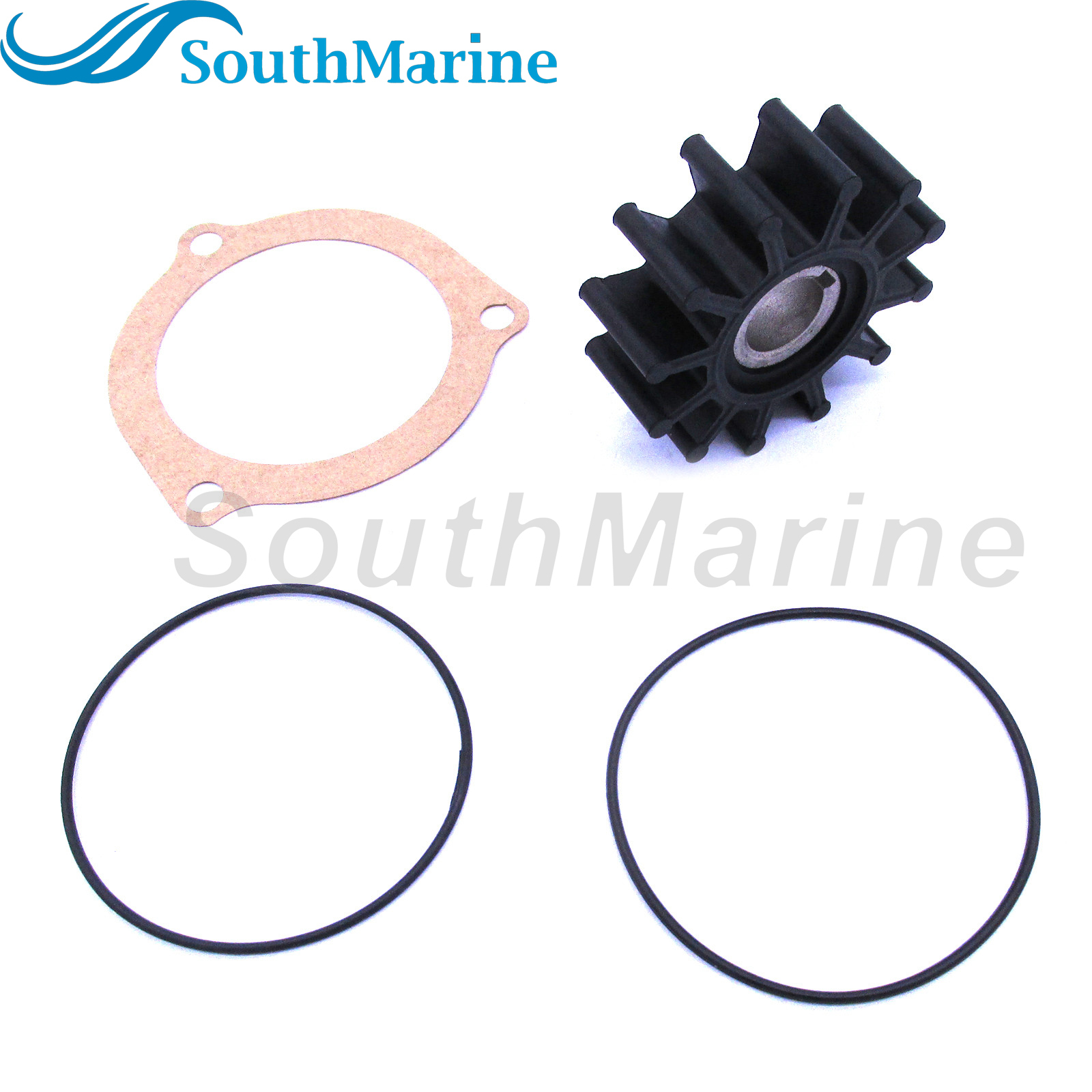 Flexible Water Pump Impeller for Sherwood 9000K 09000K 23-3303 / CEF 500165 / Onan 132-0271 / JMP 7172 / DJ Pump 09-106-1201