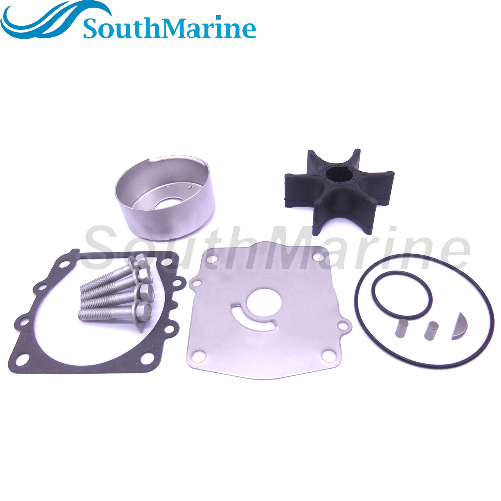 Boat Engine 6N6-W0078-00 6N6-W0078-01 6N6-W0078-02 Water Pump Repair Kit Without Housing for Yamaha 115HP 130HP Outboard,for Sierra Marine 18-3312