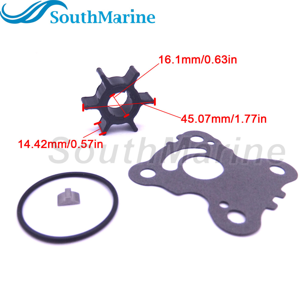 Boat Motor 06192-ZW9-A30 Water Pump Repair Kit Without Housing for Honda 8HP 9.9HP 15HP 20HP Outboard Engine