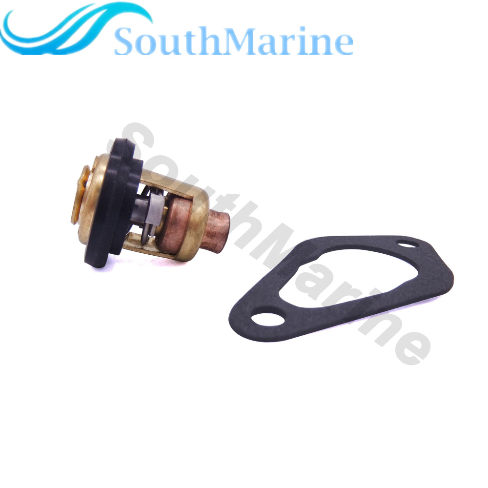 Boat Engine 3R3-01030-0 3R3010300M 3NV-01030-0 3NV010300M Thermostat & 346-01032-0 346010320M Gasket for Nissan for Tohatsu Outboard MFS8-MFS30