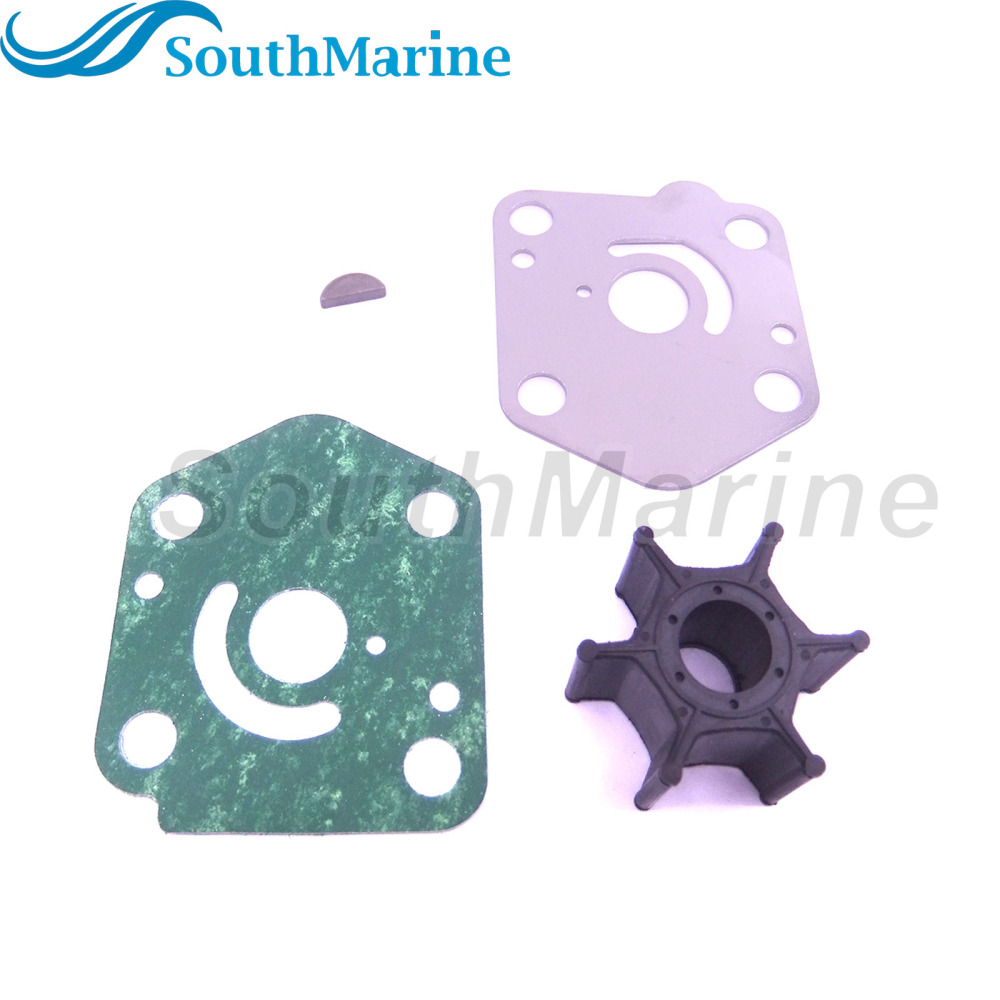 Boat Motor 17400-93951 Water Pump Repair Kit Without Housing for Suzuki 9.9HP 15HP Outboard Engine,for Sierra Marine 18-3256